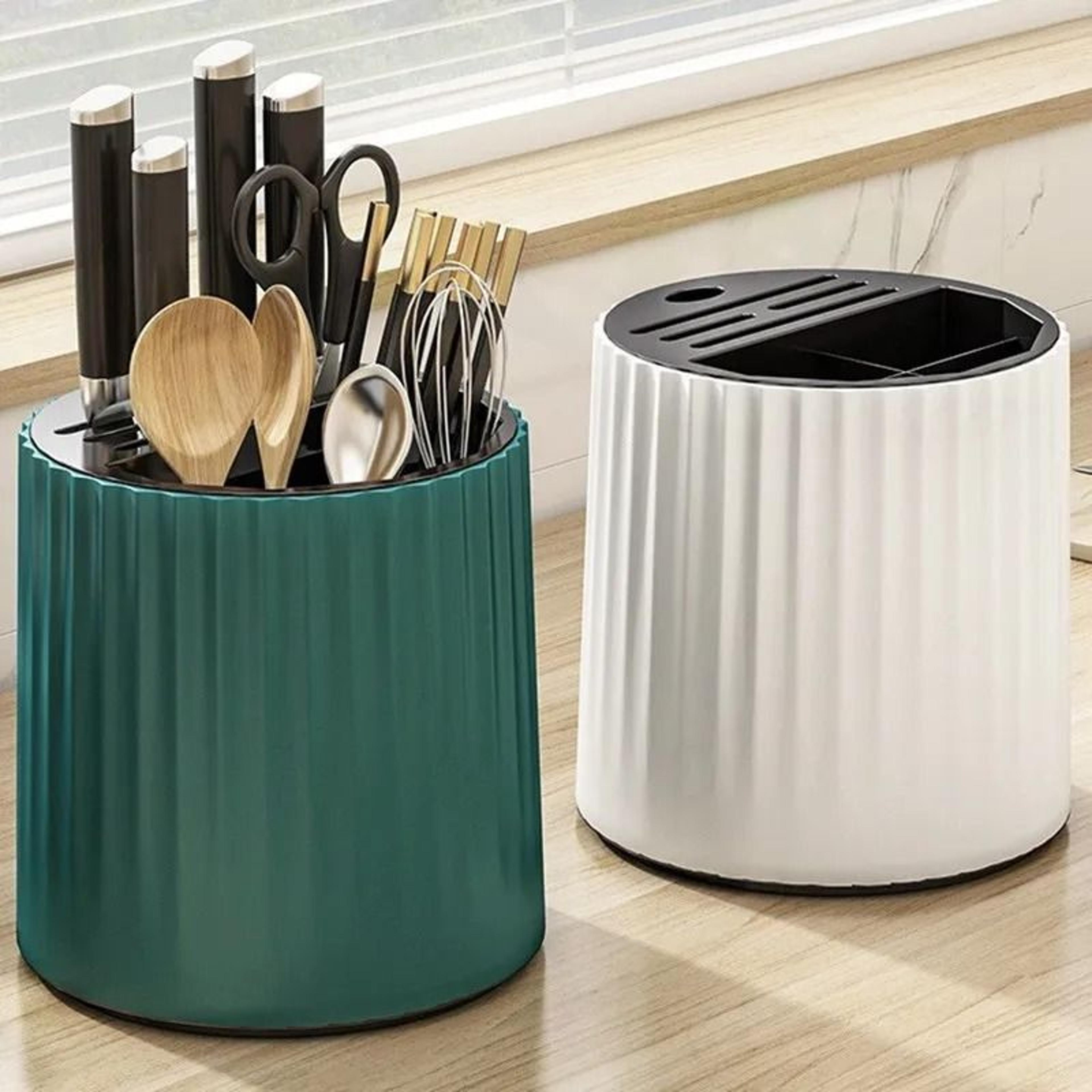 cutlery drain rack organizer multi-functional spoon, fork & chopstick storage holder box