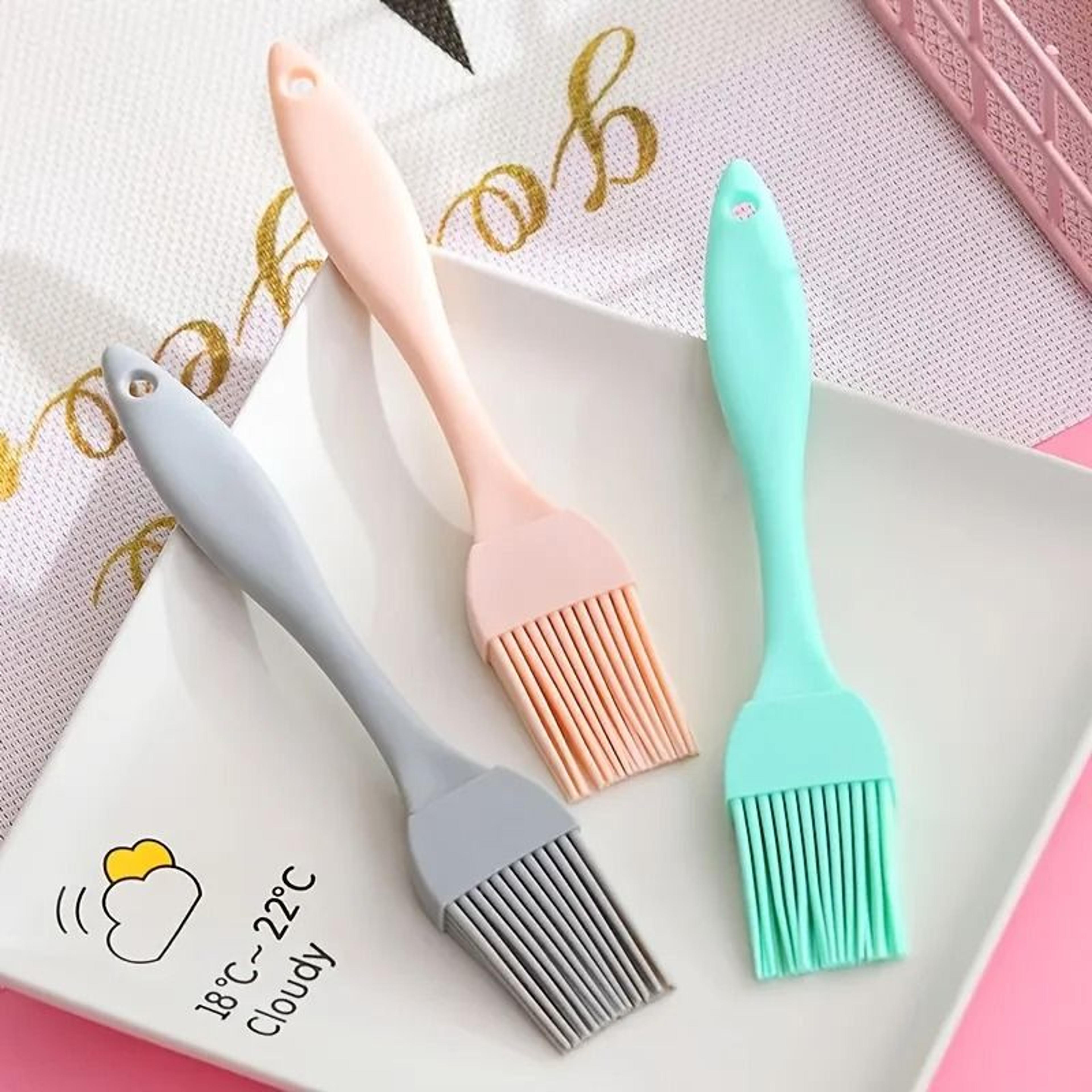 food-grade silicone oil brush heat-resistant pastry, bbq barbecue & pancake basting brush