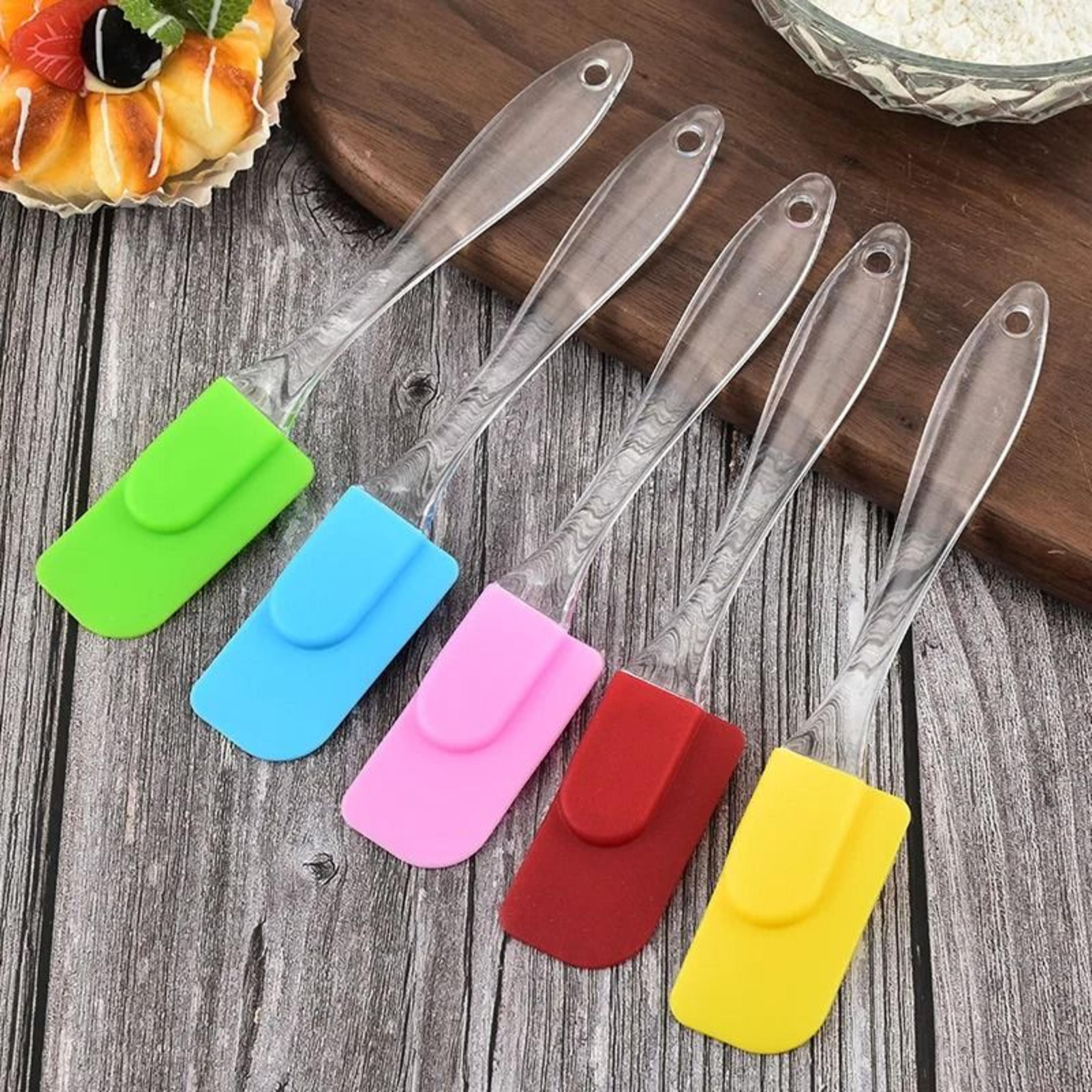 non-stick silicone cream scraper cake & butter spatula heat-resistant baking mixer