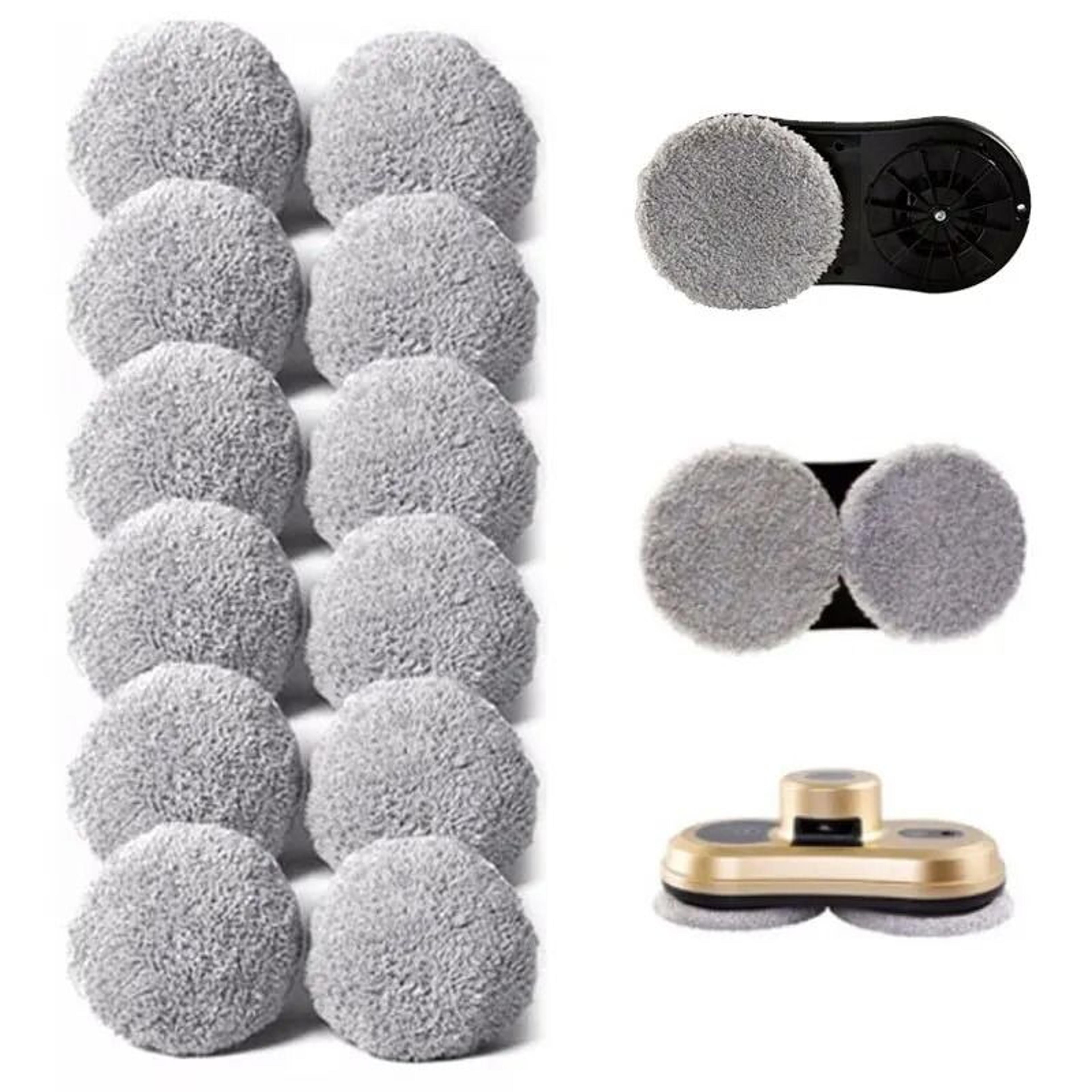 12-pack replacement microfiber cleaning pads for hobot window cleaner robots