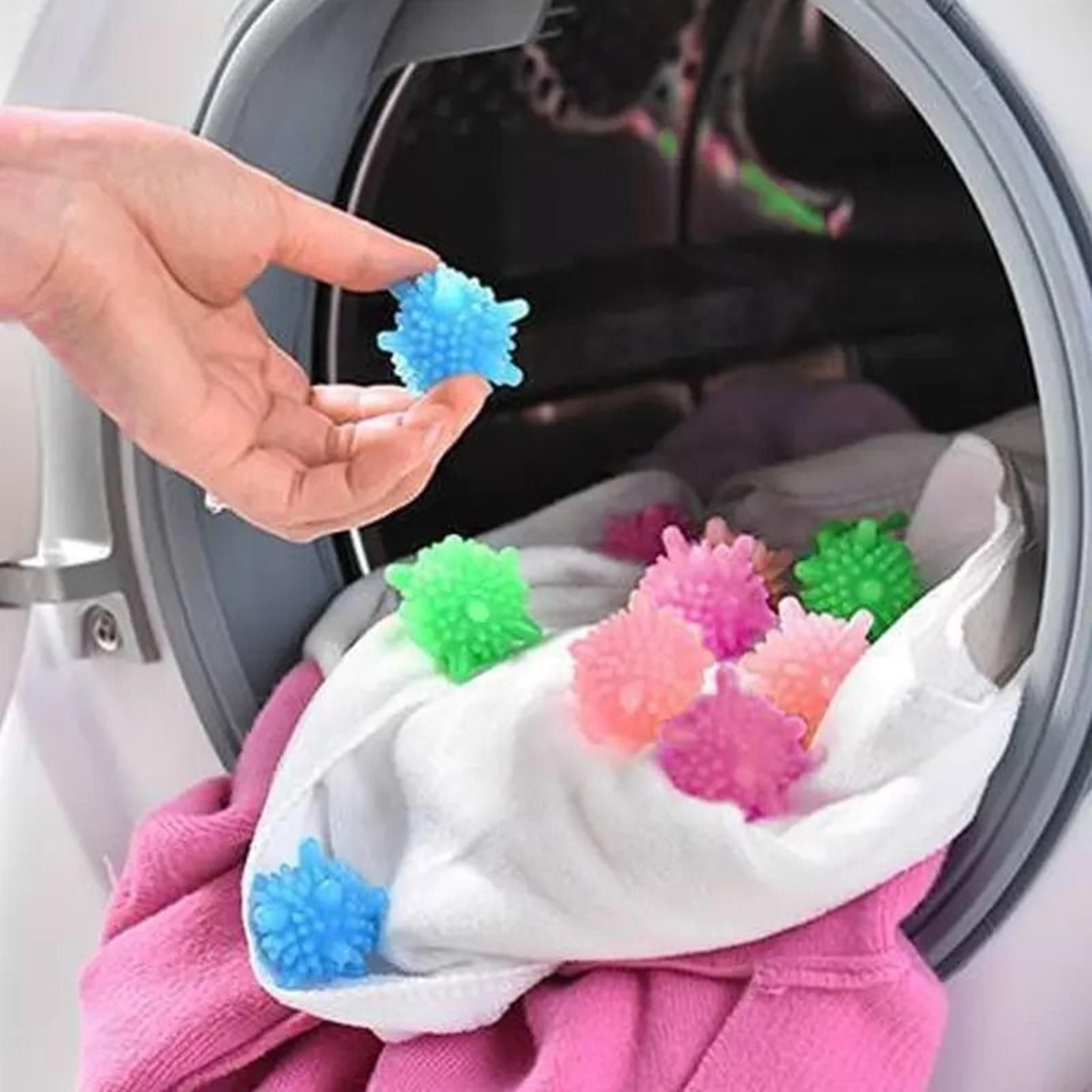 10-piece anti-tangle laundry balls & washing machine cleaning stain removal balls