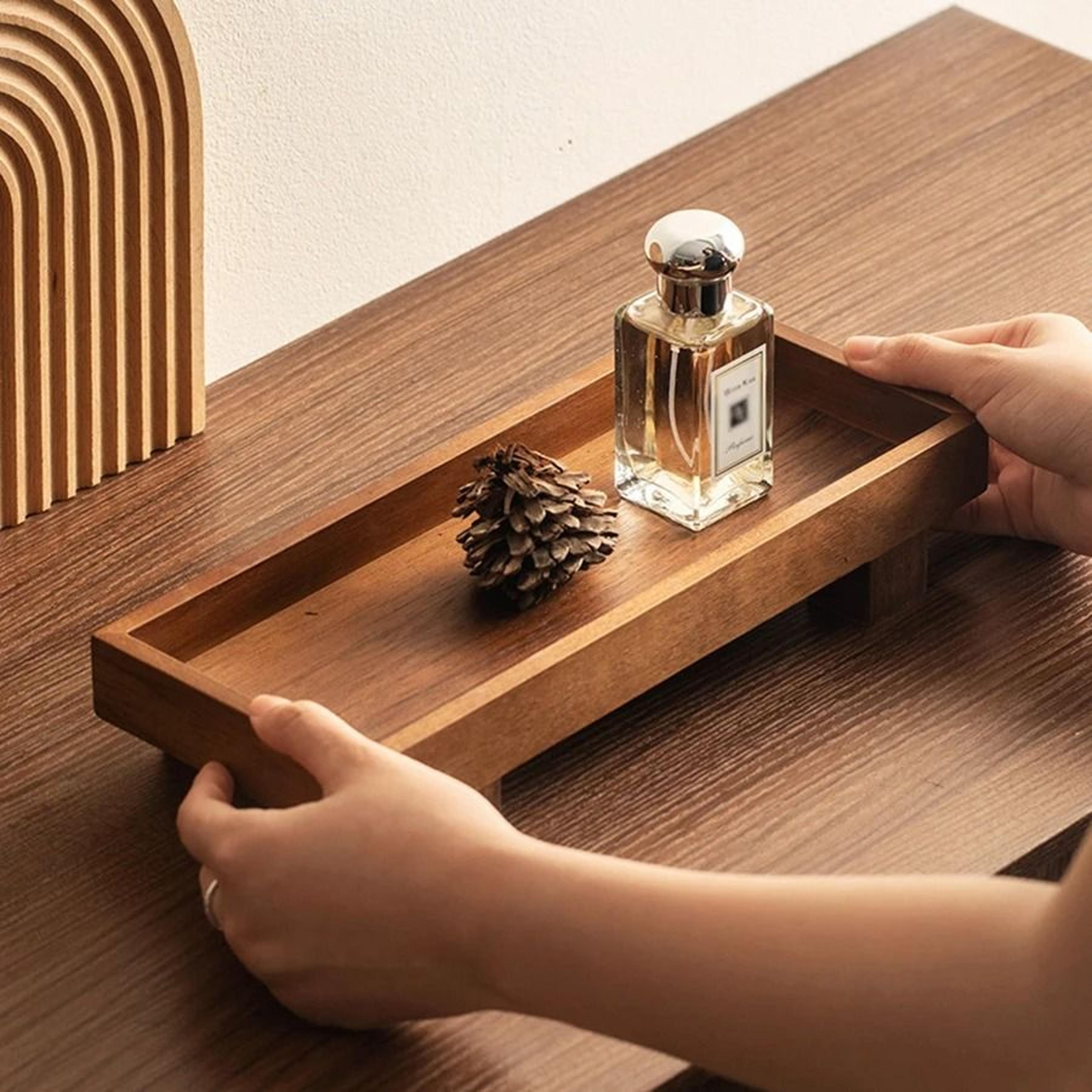 japanese style wooden gongfu tea tray & decorative coffee storage serving board
