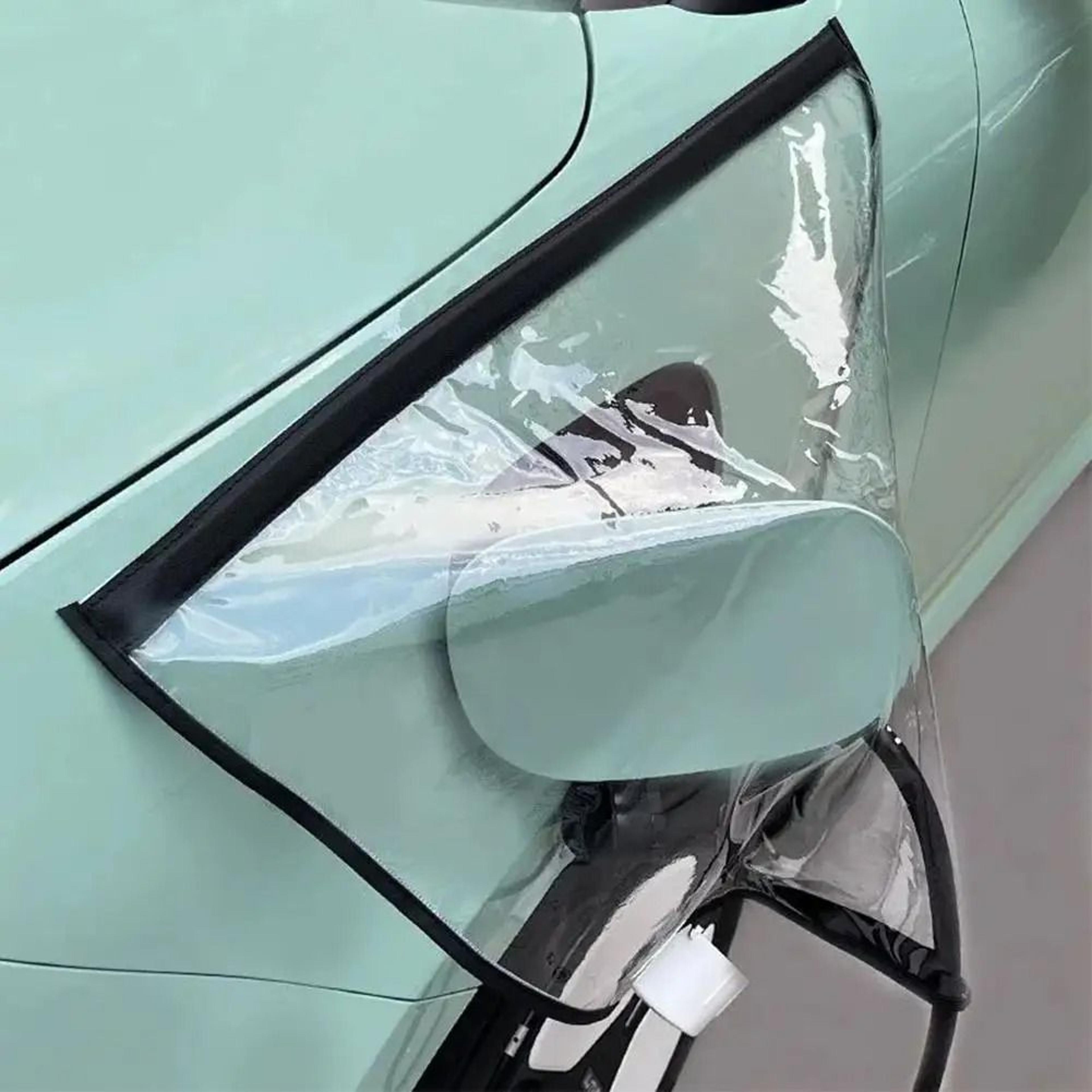 universal electric vehicle charger port rainproof cover - outdoor dustproof & weatherproof plug protection shield