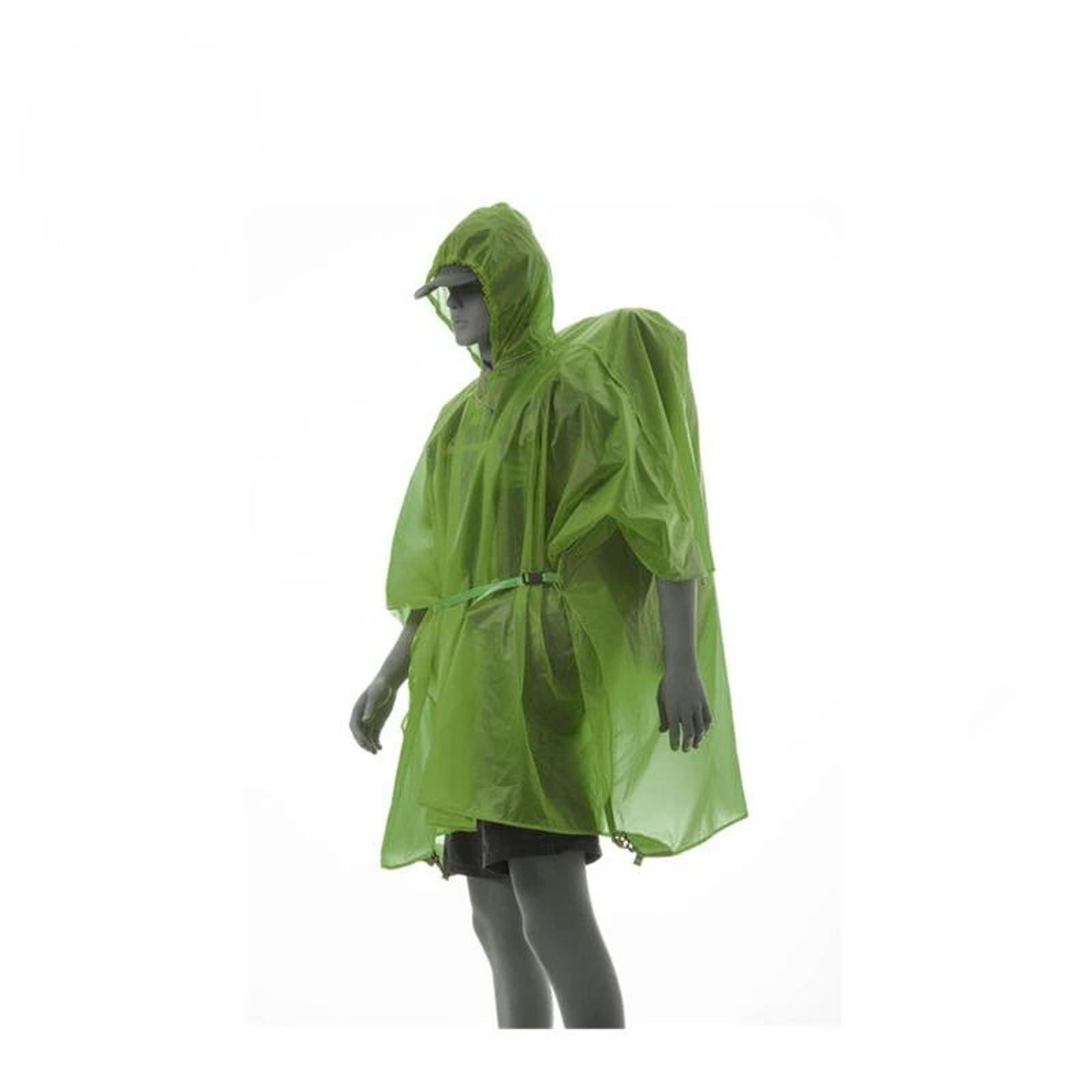 flame's creed 223g 3-in-1 ultralight raincoat & camping tarp - 15d silnylon outdoor sun shelter & poncho