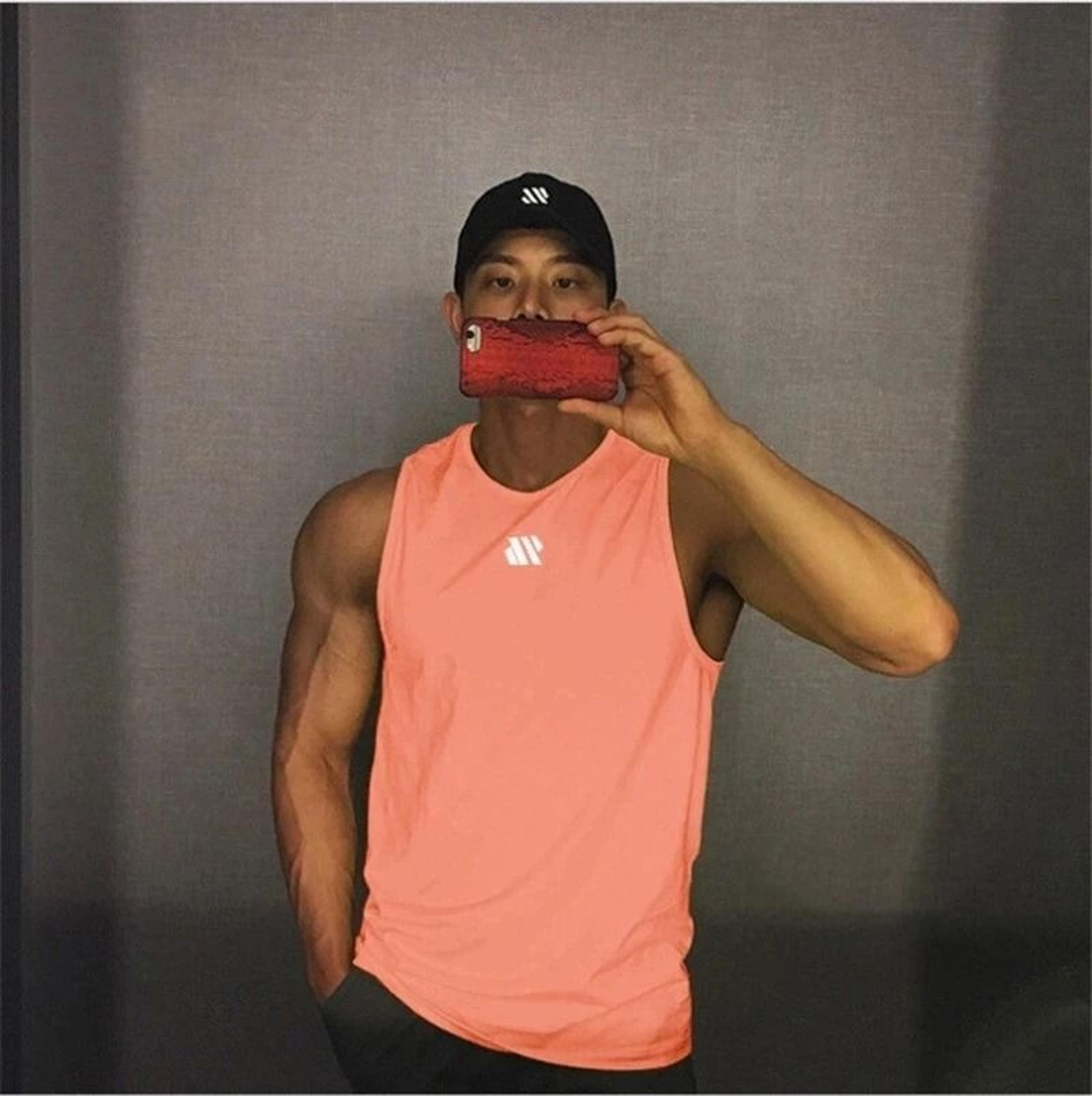 men's mesh breathable gyms tank top - quick-drying fitness undershirt & sleeveless running vest