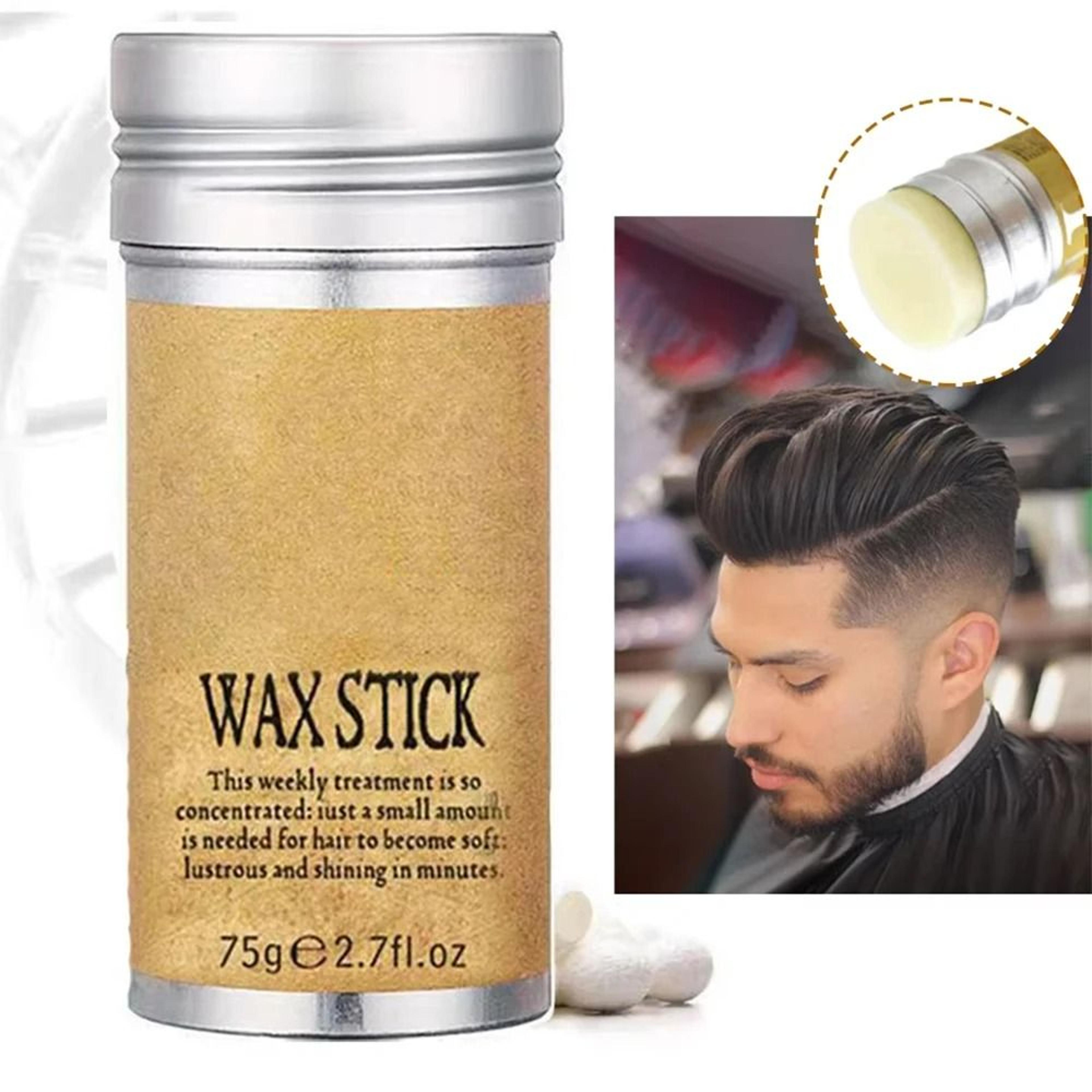 hair wax stick for edge control & flyaways - anti-frizz hairline finishing wax for men & women