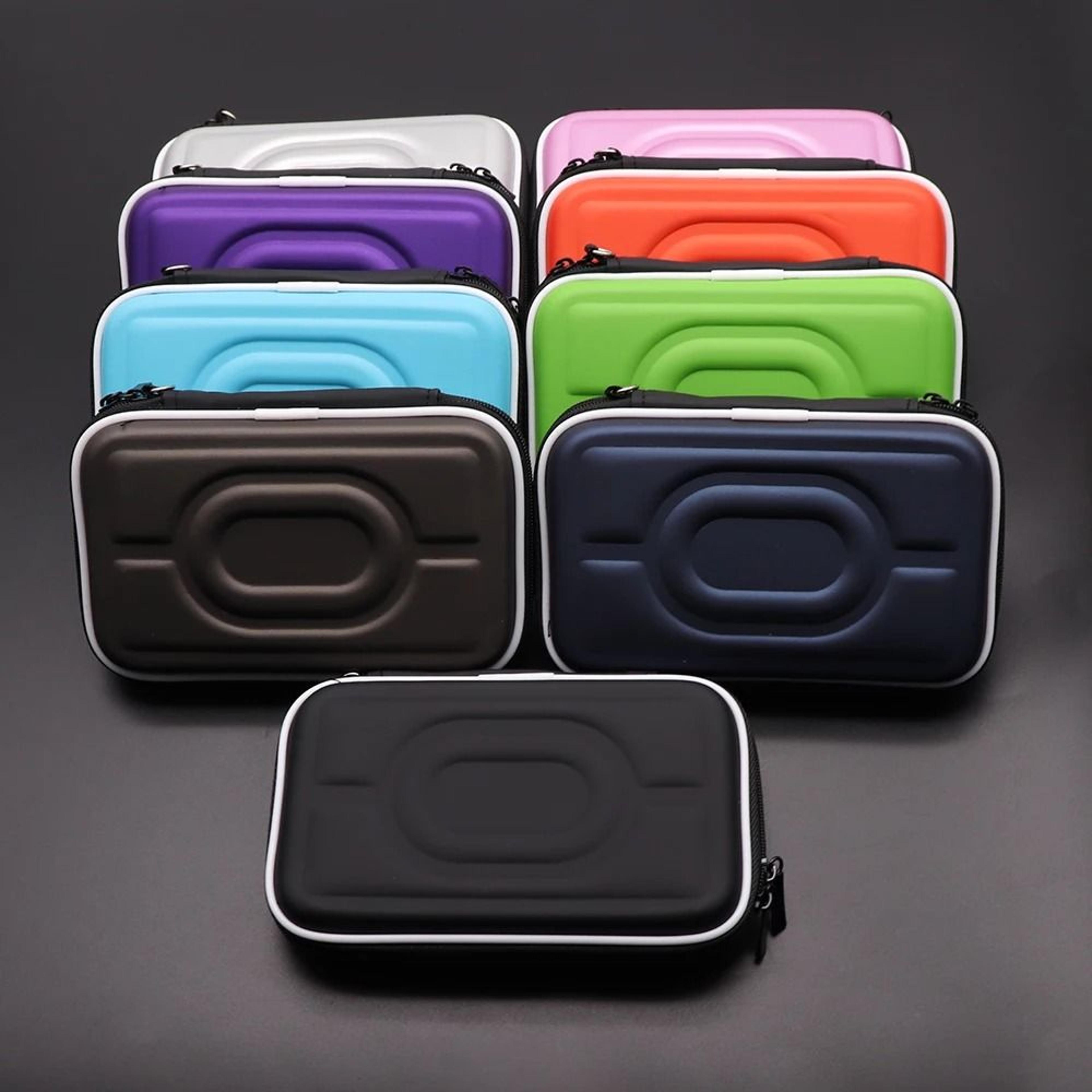 hard shell travel carrying case - protective storage bag for game boy advance, gbc, 3ds & nintendo ds consoles