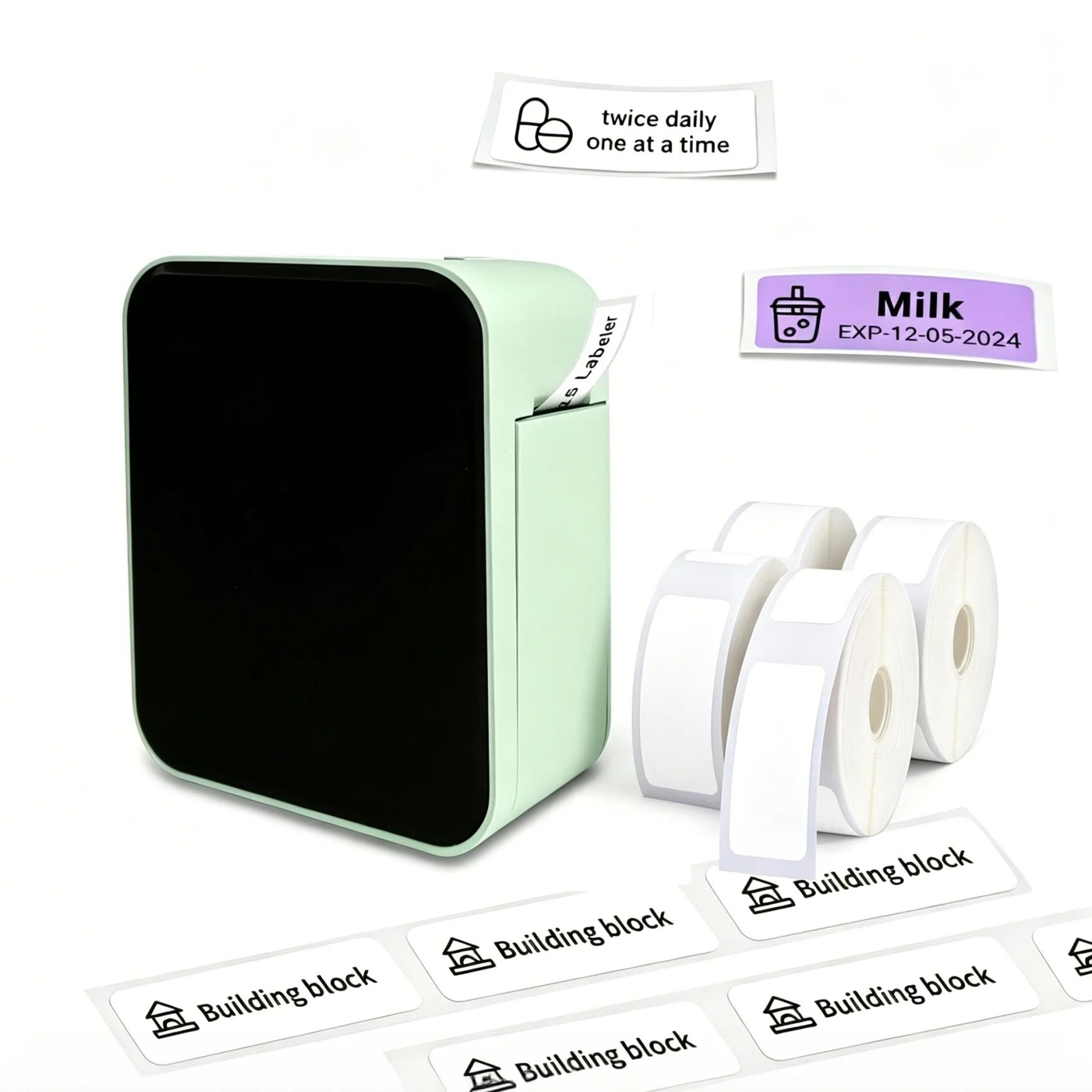 marklife p15 mini wireless portable 203 dpi thermal label printer