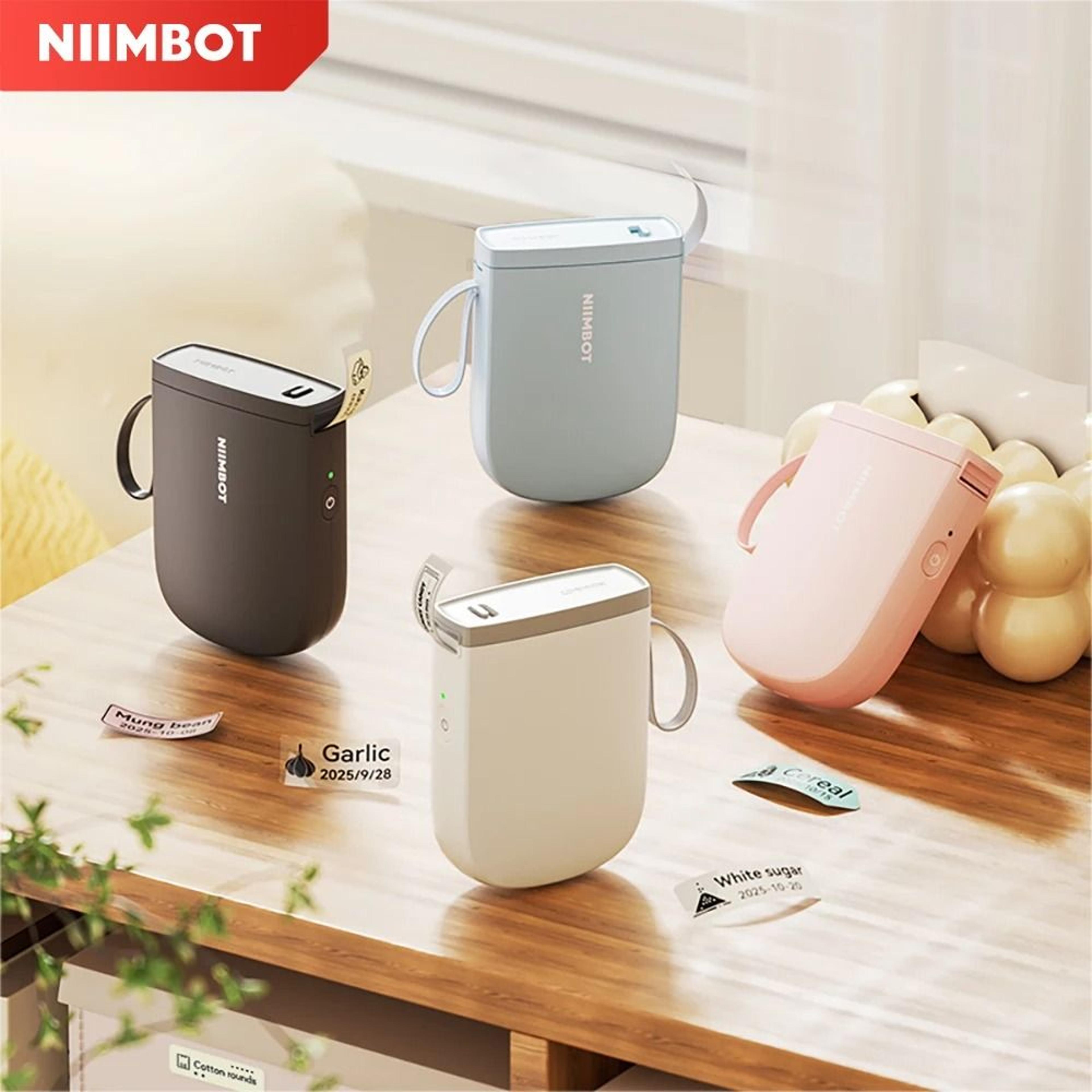 niimbot d11 mini pocket wireless thermal label maker & sticker machine