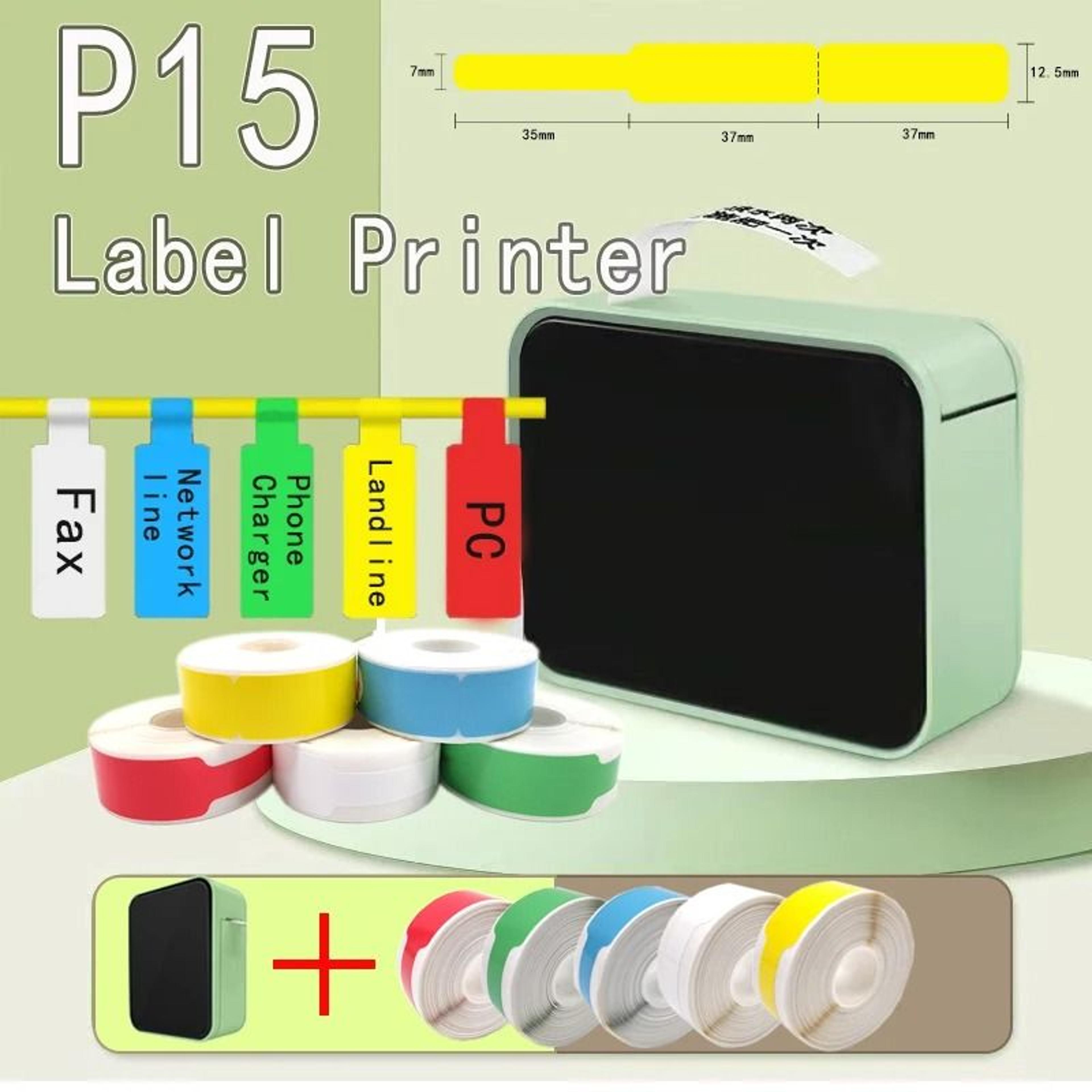 p15 wireless mini thermal cable & wire label printer