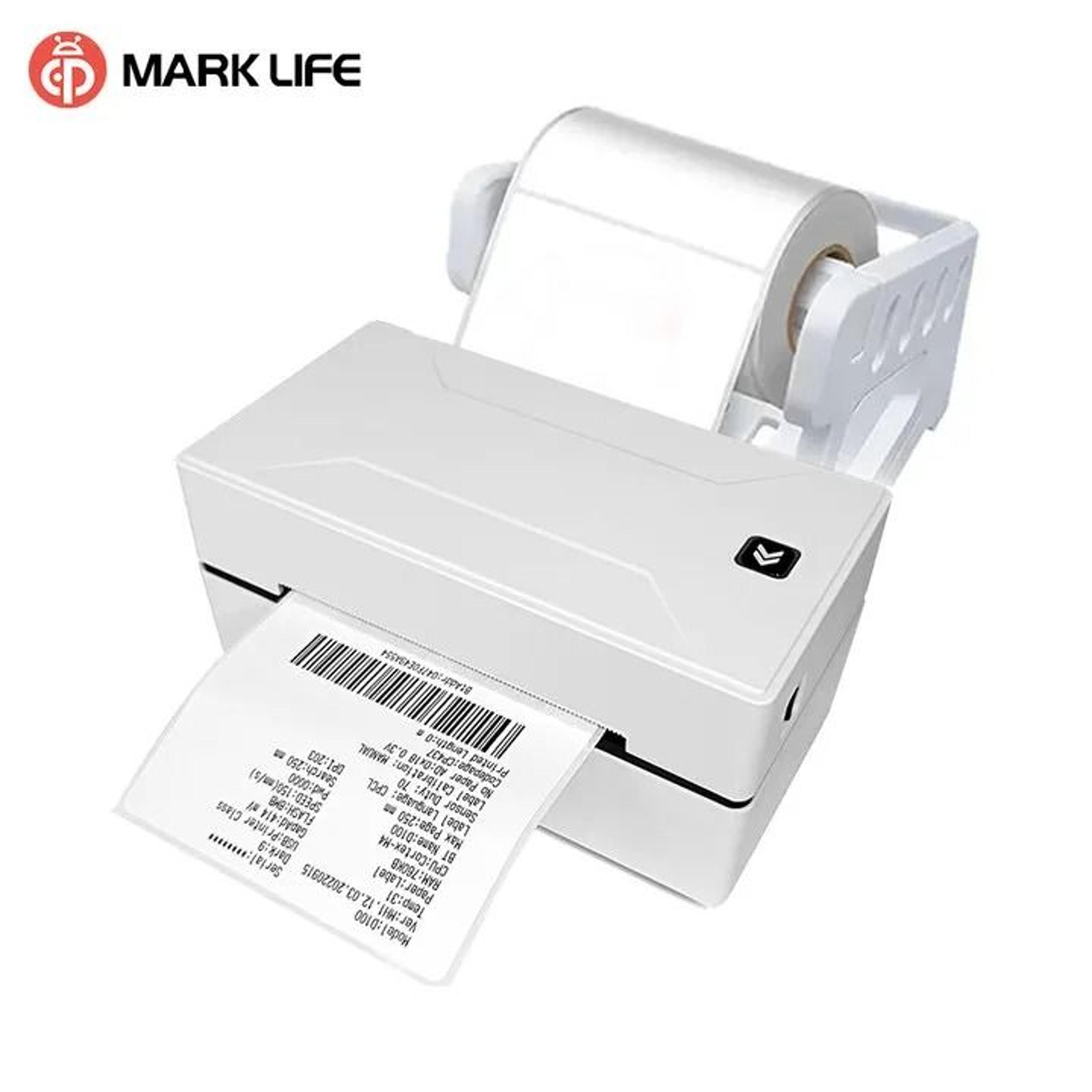 marklife d100 portable wireless 4x6 thermal shipping label printer