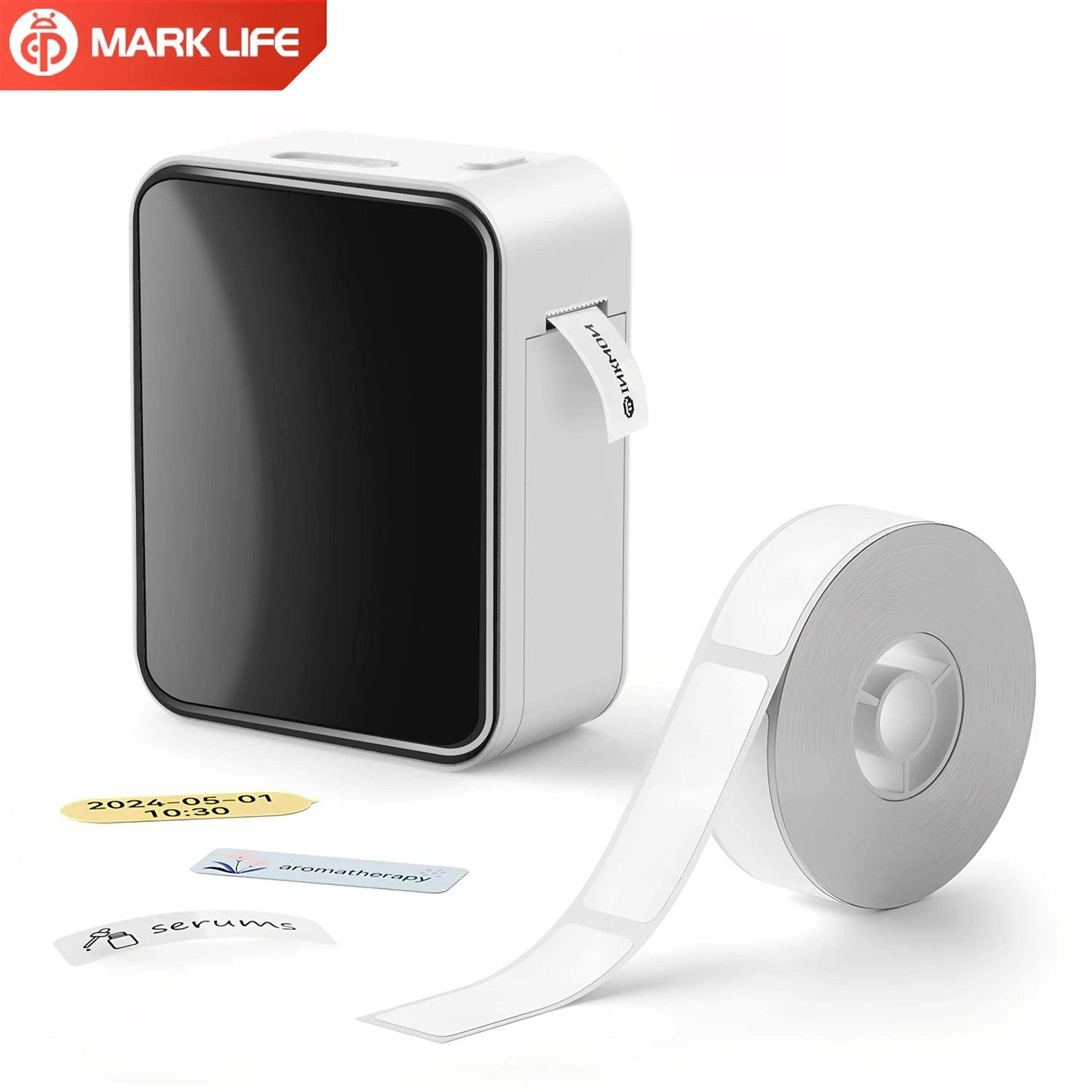 marklife p15 portable bluetooth wireless thermal label printer