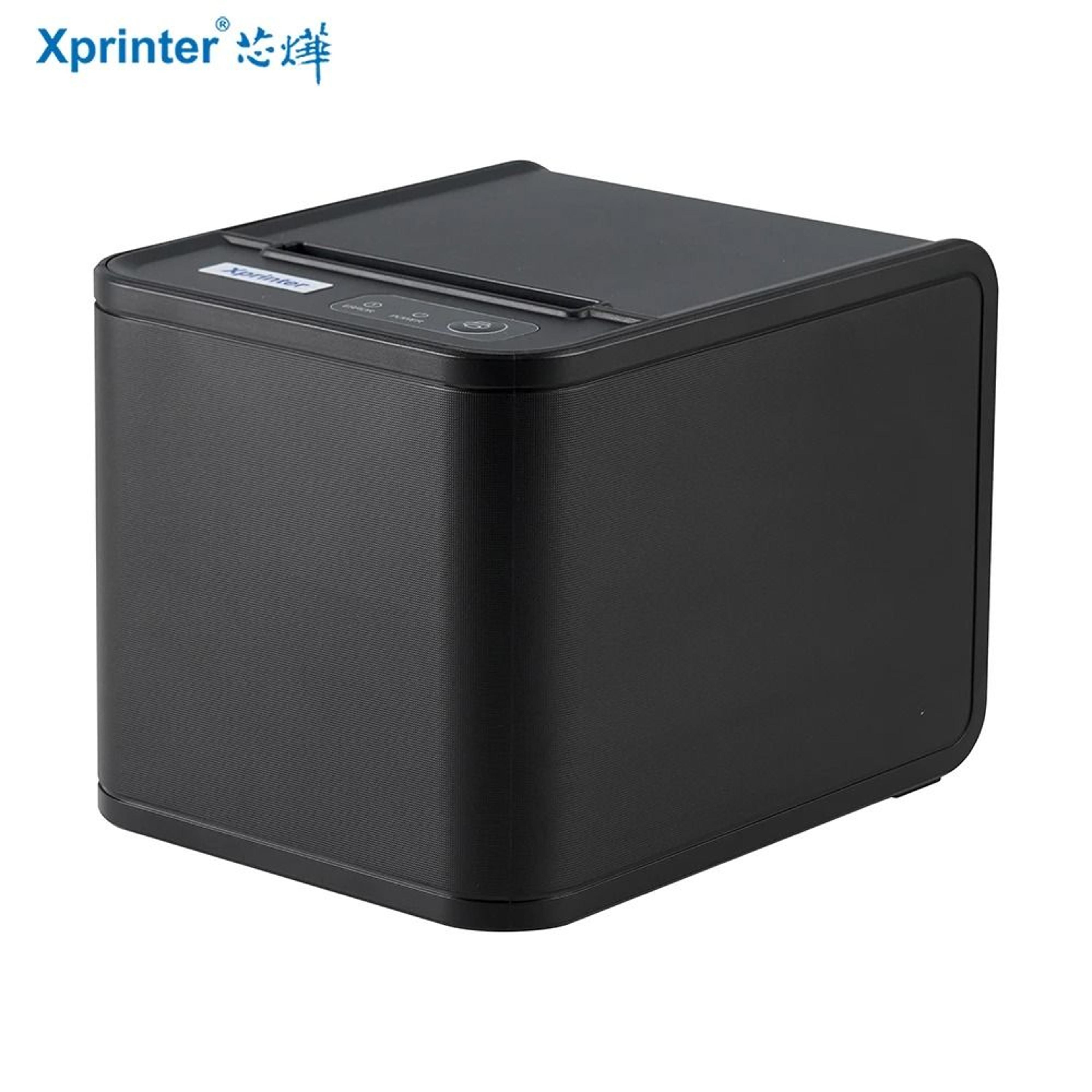 xprinter 80t usb & lan thermal receipt printer (80mm) for restaurant pos, supermarket & cashier barcodes