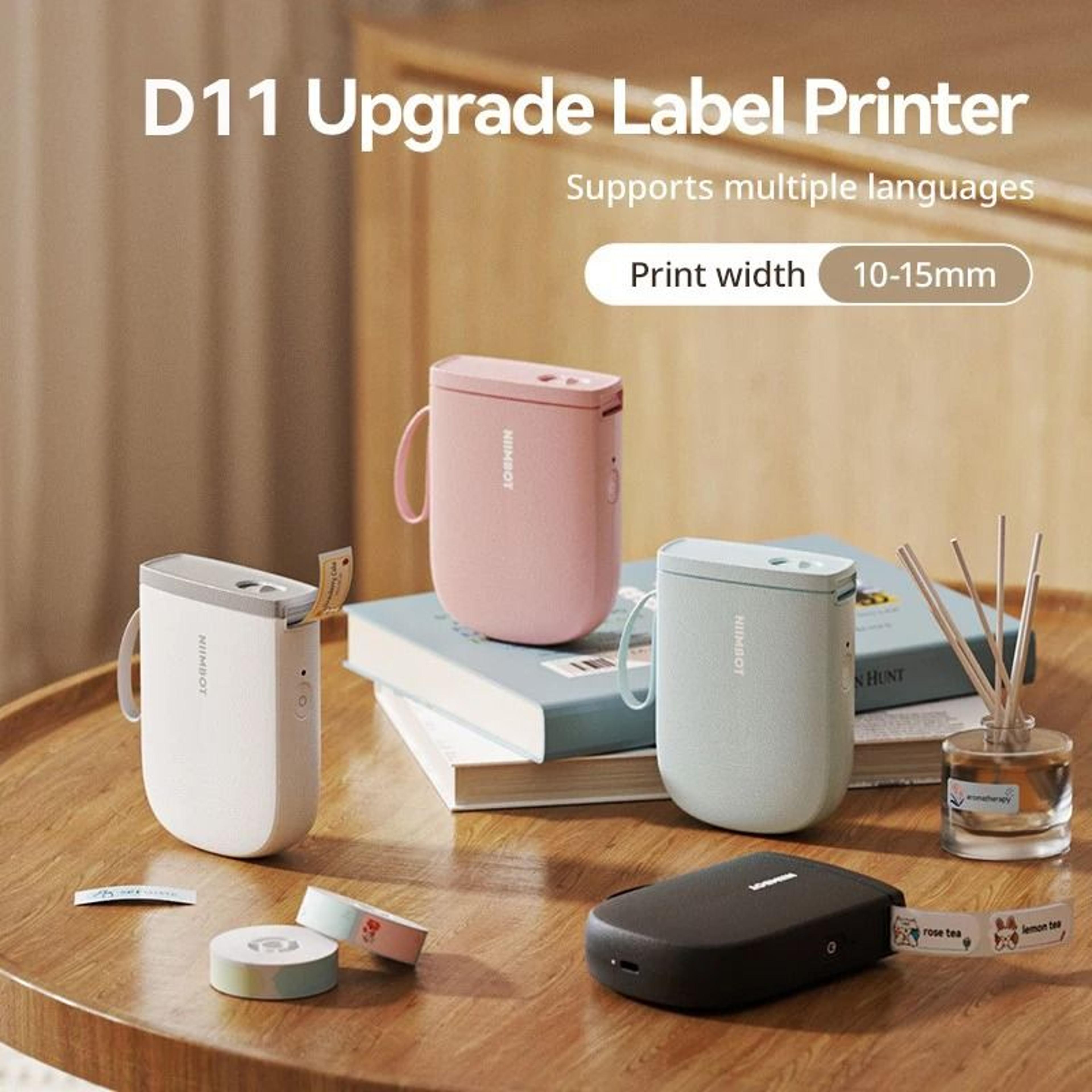 new version niimbot d11 portable thermal label printer wireless sticker maker for home & office