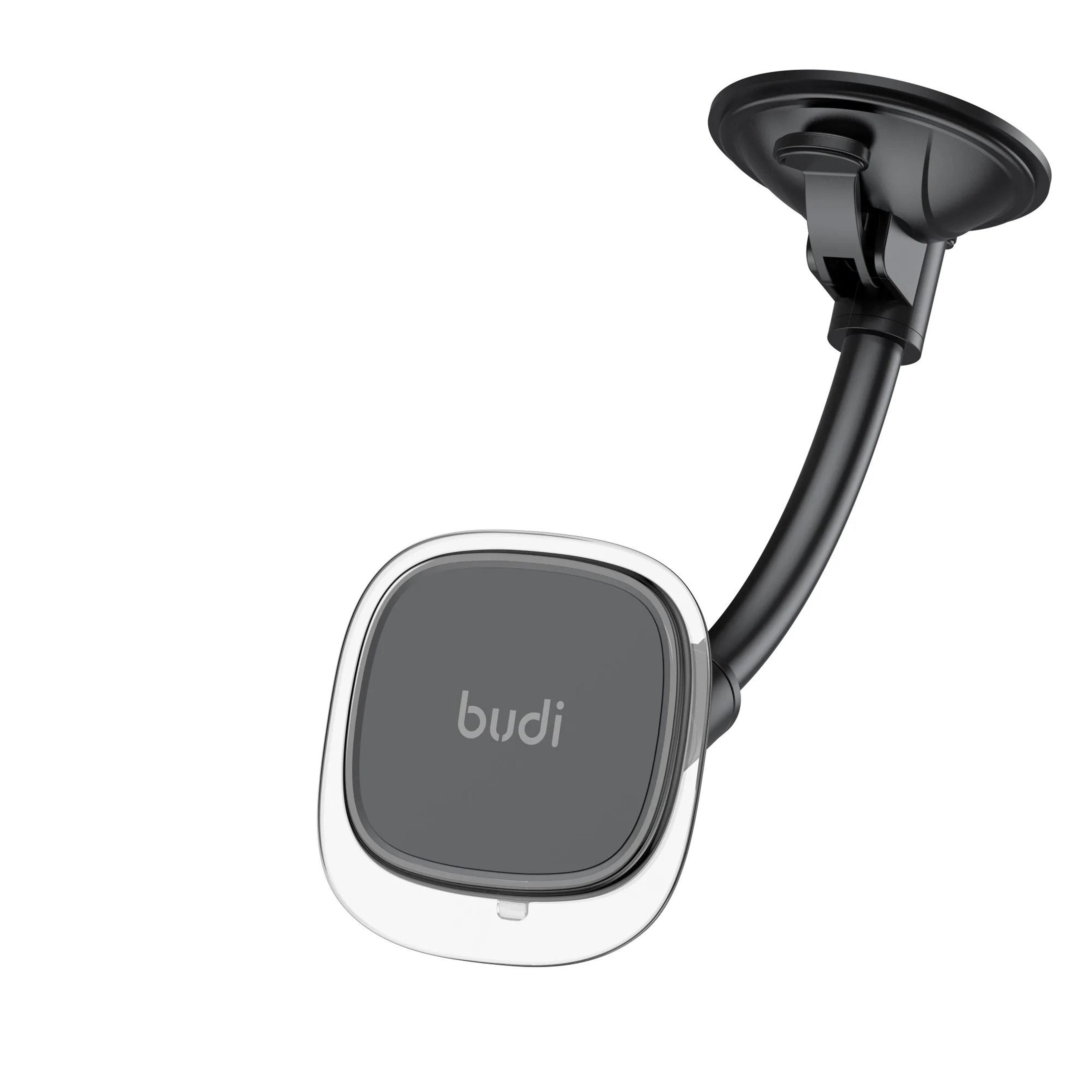 universal magnetic car phone holder – 360° rotatable suction cup windshield & dashboard mount