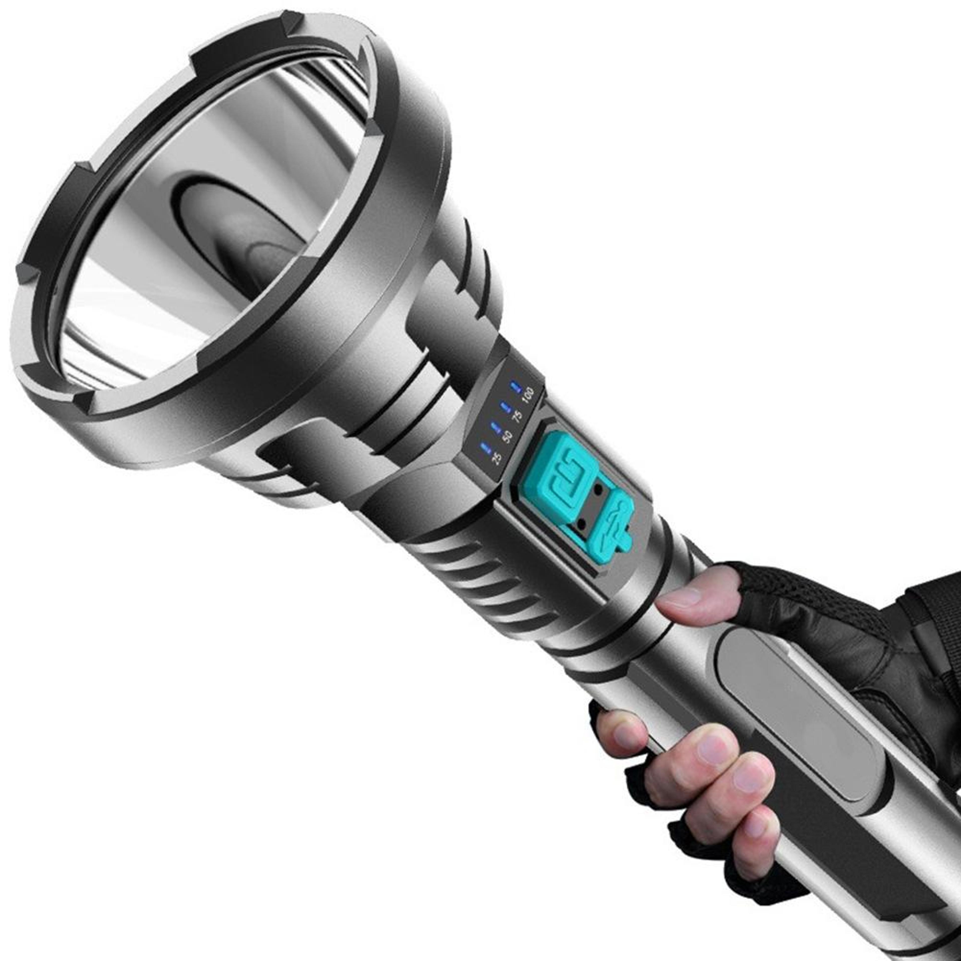 usb rechargeable super bright led flashlight