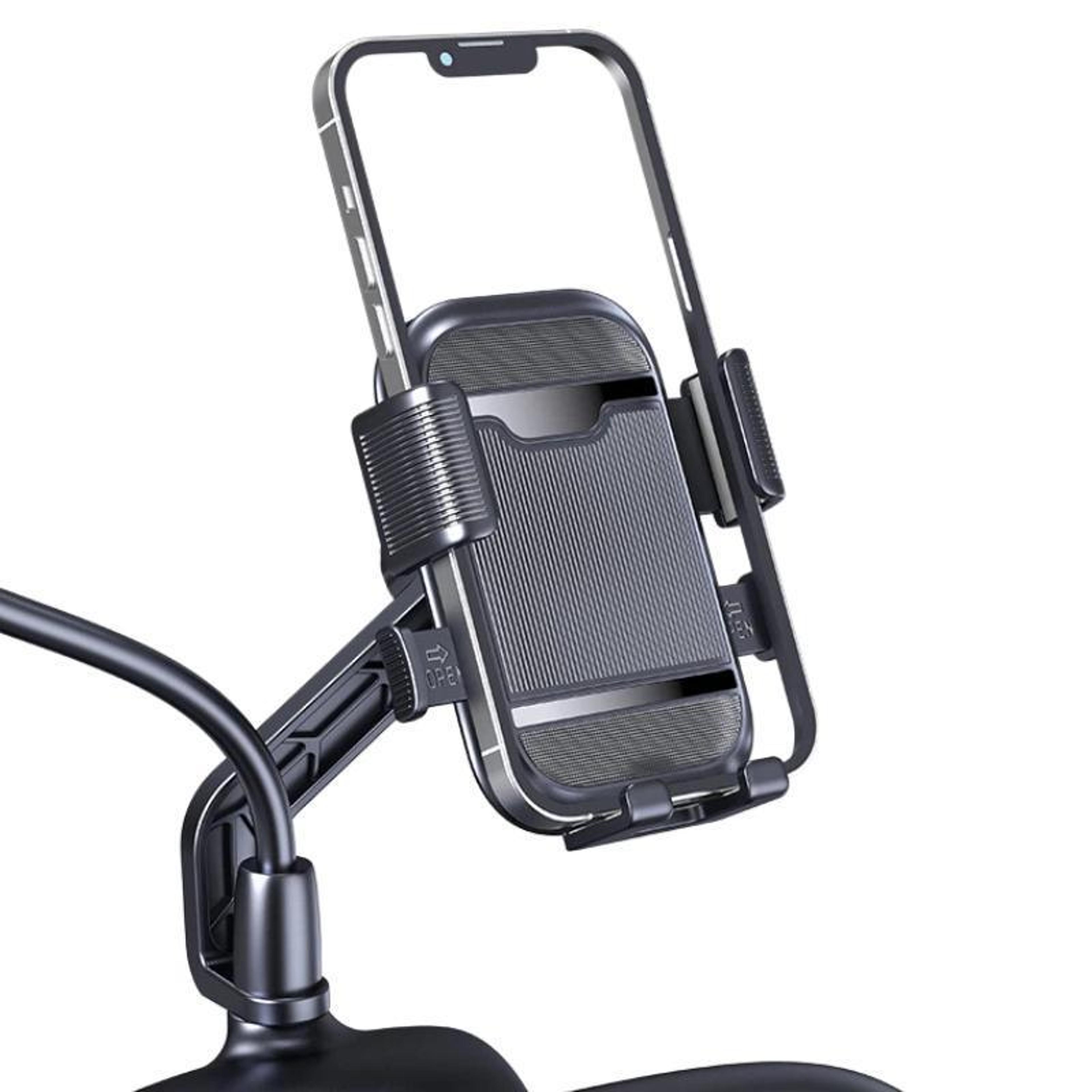 shockproof motorcycle phone mount anti-slip rotatable navigation holder for bikes
