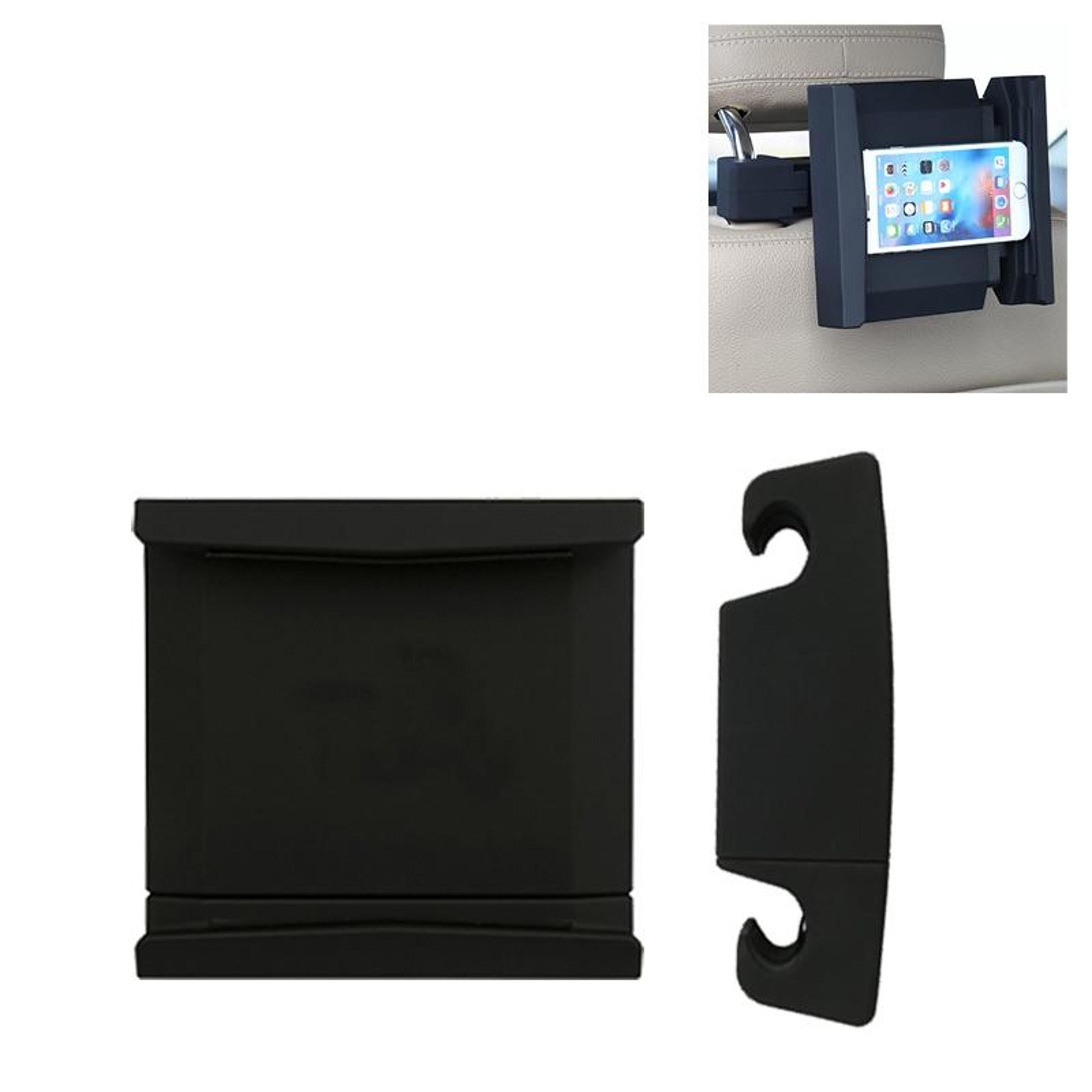 rotating rear seat tablet holder for car headrest tablet mount