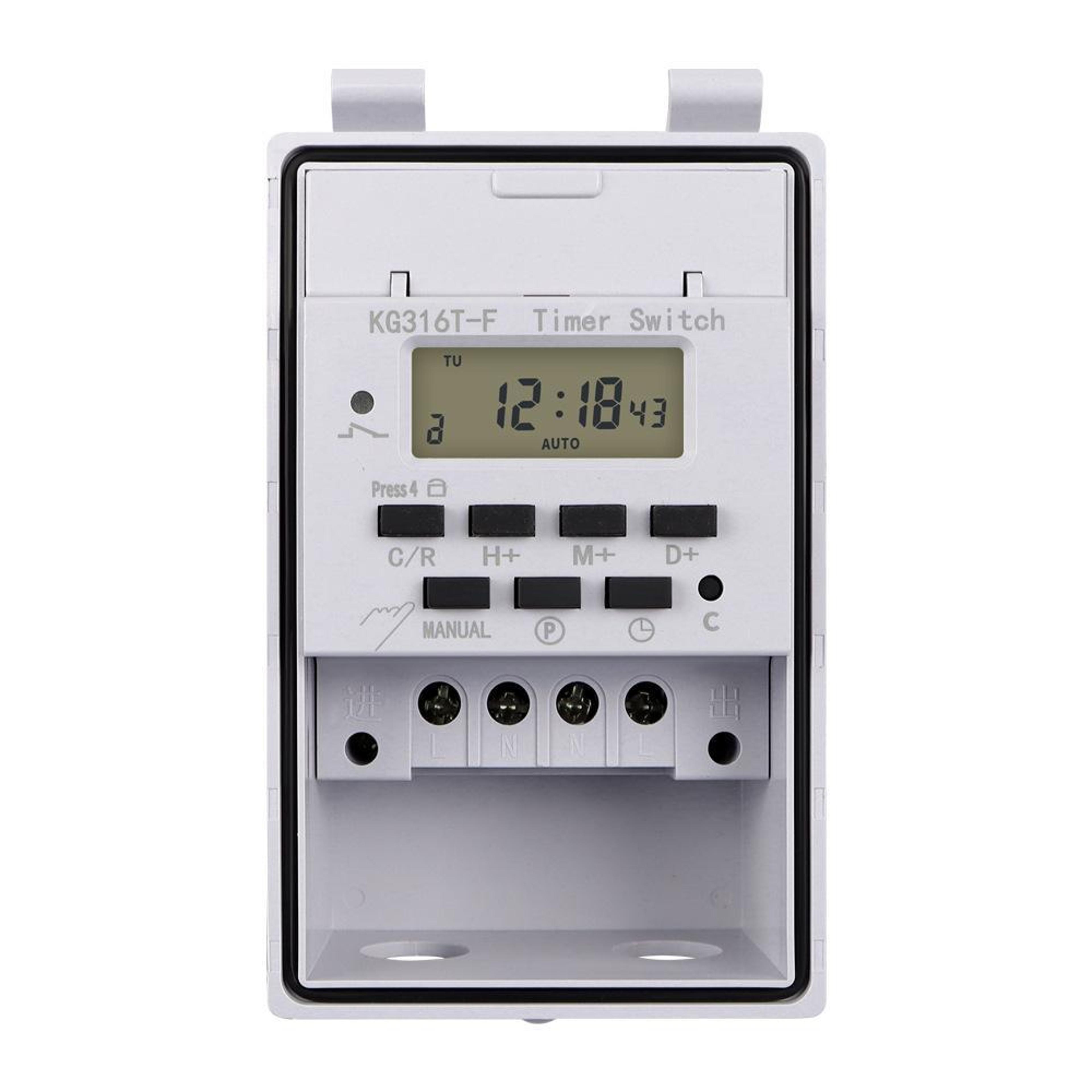 digital programmable timer switch intelligent weekly electric timer controller