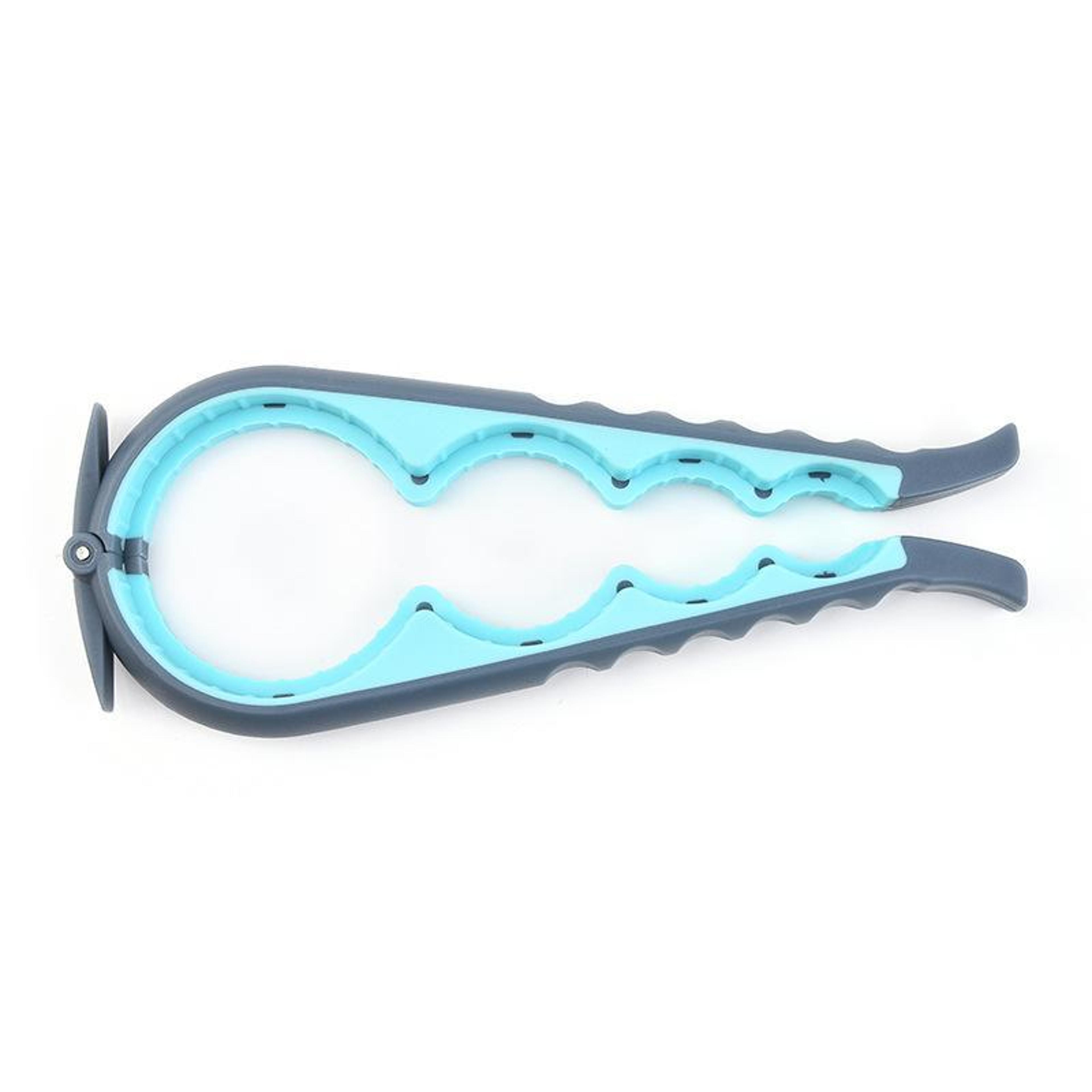 can opener bottle cap and jar opener tool multi function kitchen opener upgraded gray blue