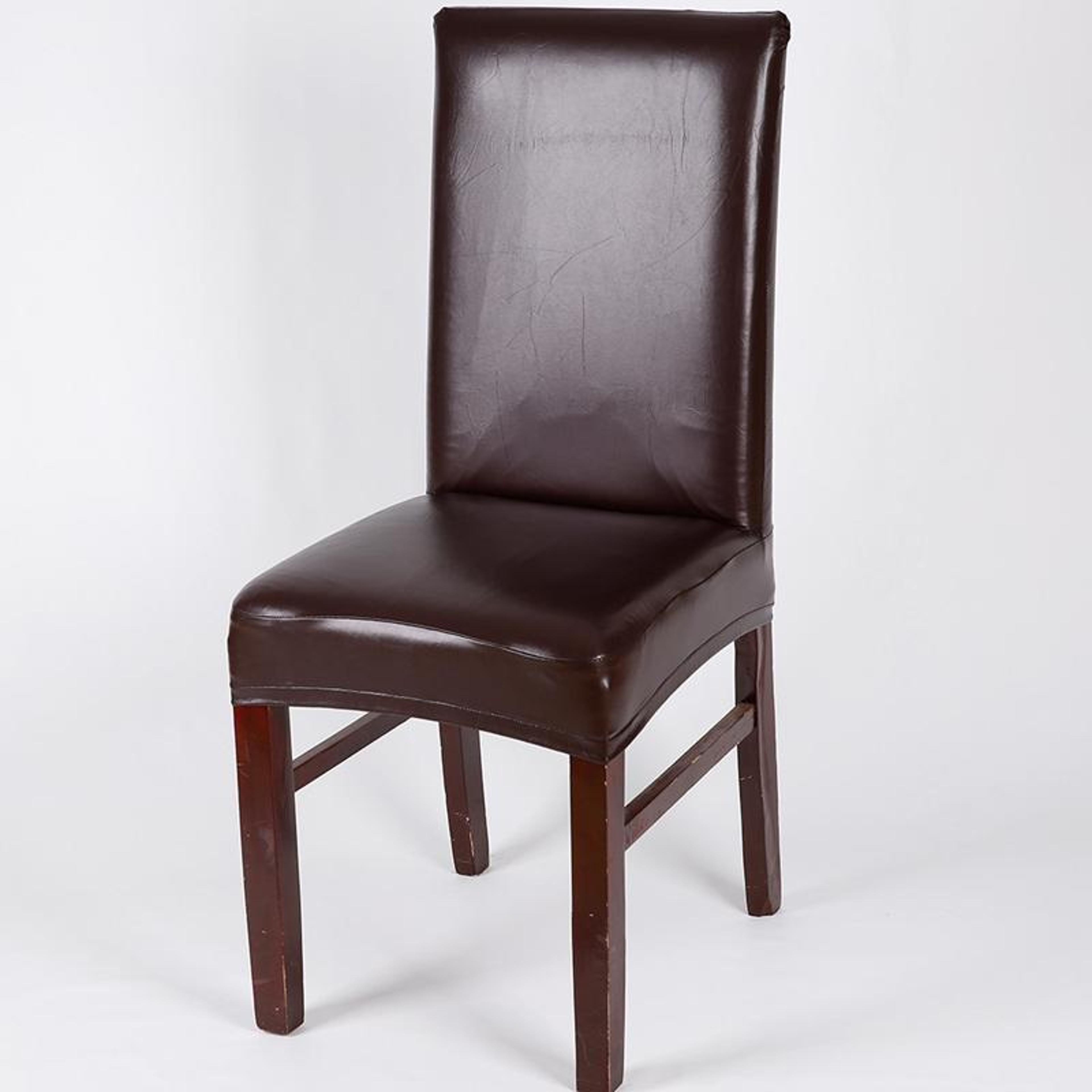 waterproof pu leather elastic chair cover stool seat protector