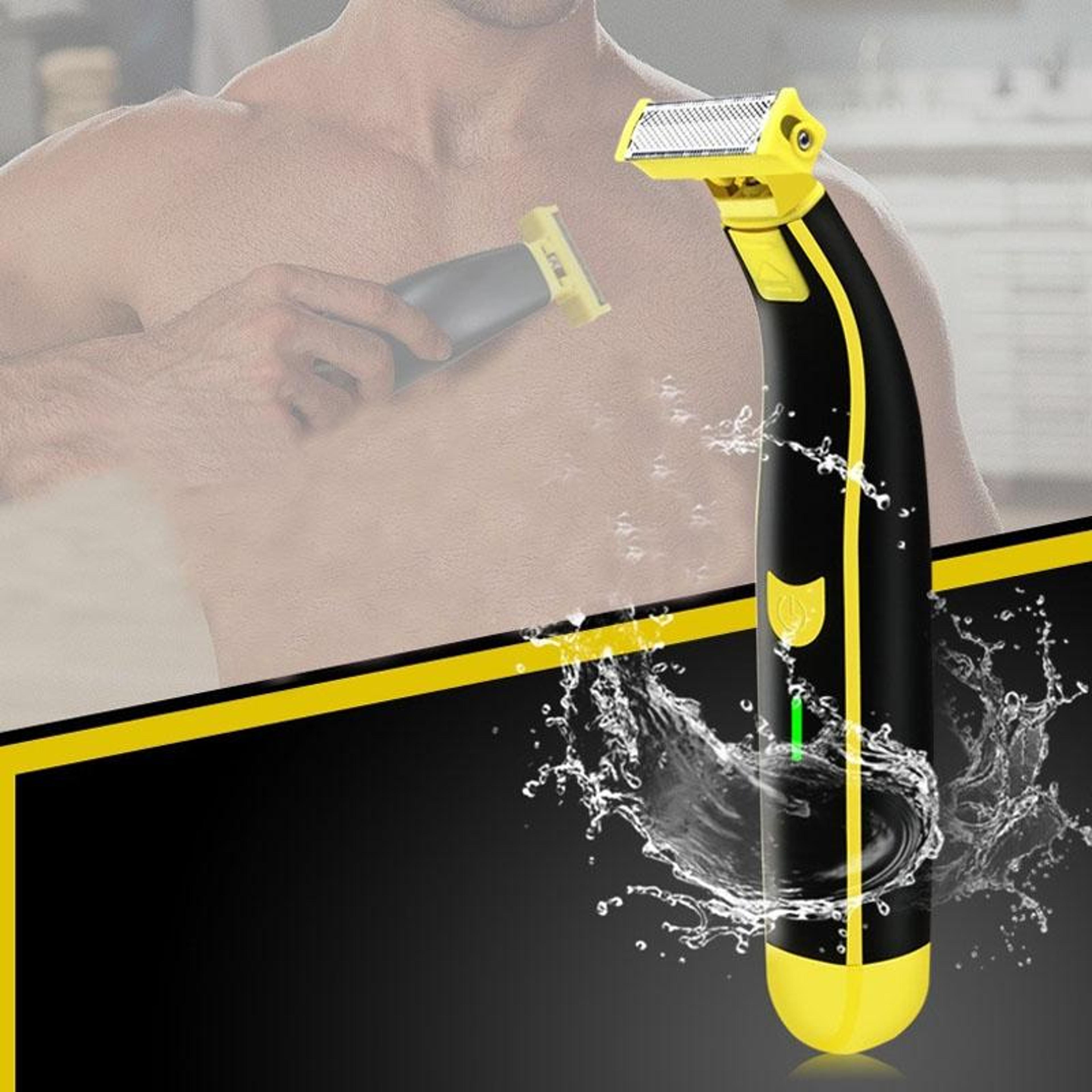 portable usb rechargeable electric razor for men travel shaver grooming kit