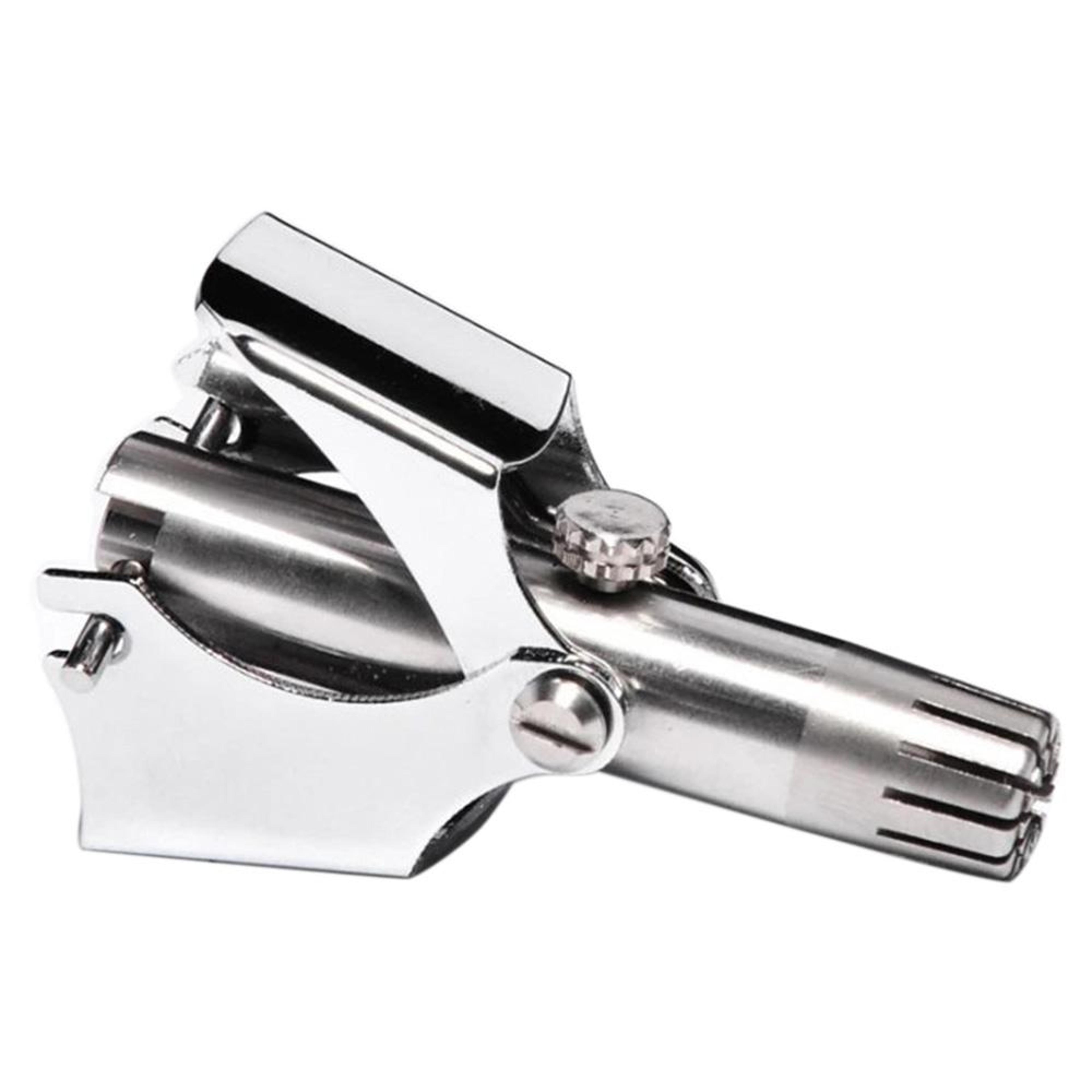 stainless steel manual nose hair trimmer unisex nose hair grooming tool & cutter