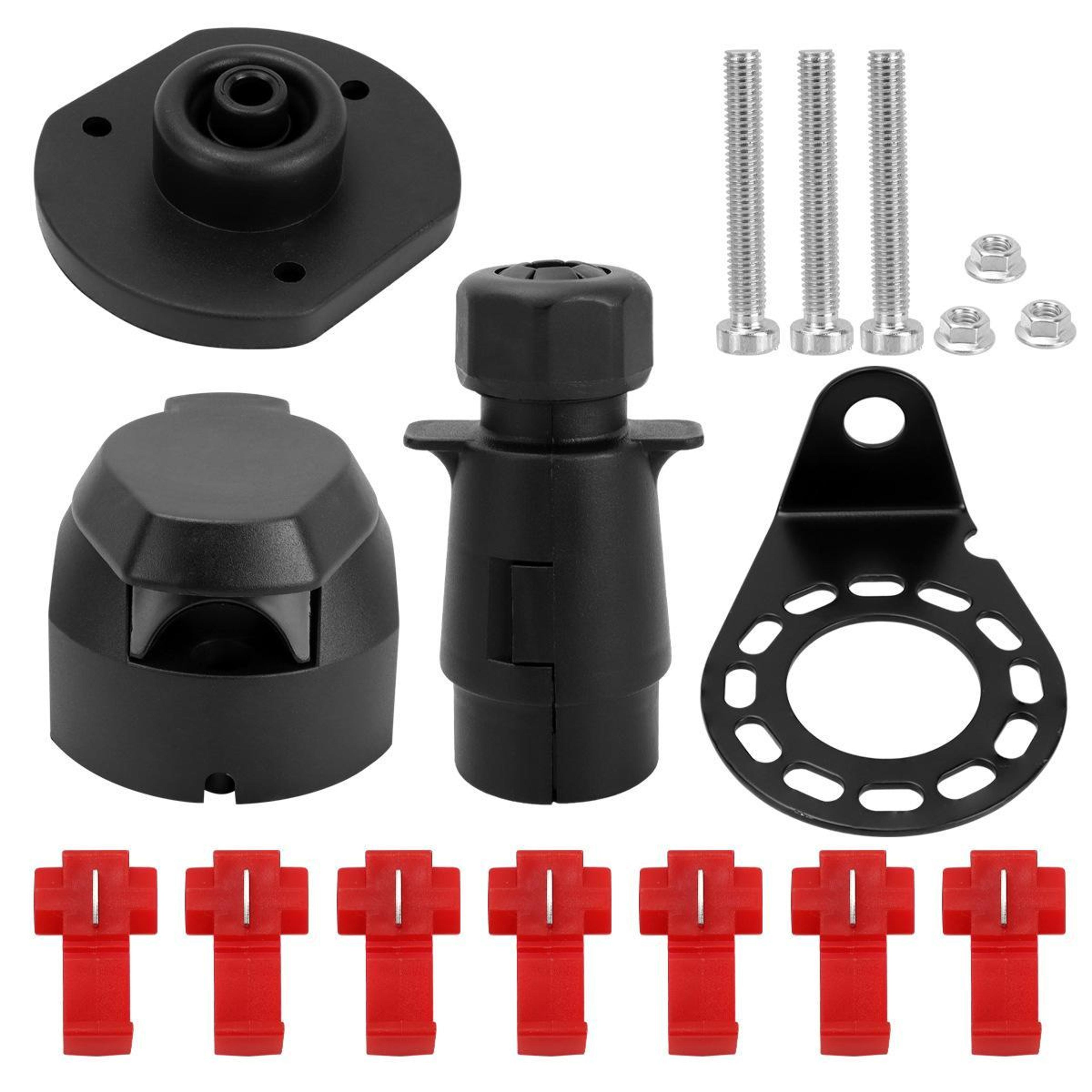 heavy duty automotive connector kit copper pin trailer wiring adapter