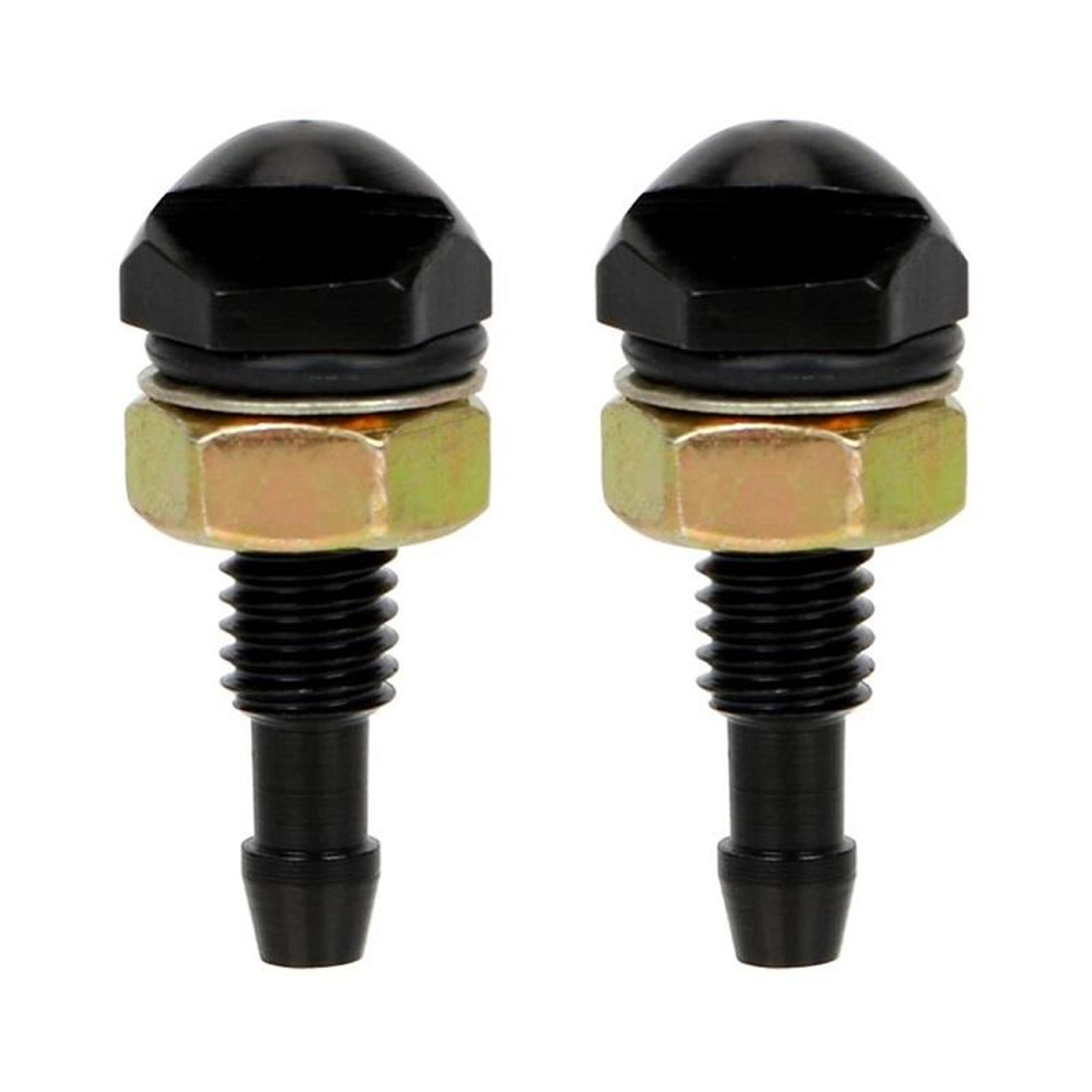 automotive windshield washer nozzle aluminum cap car spray jets replacement