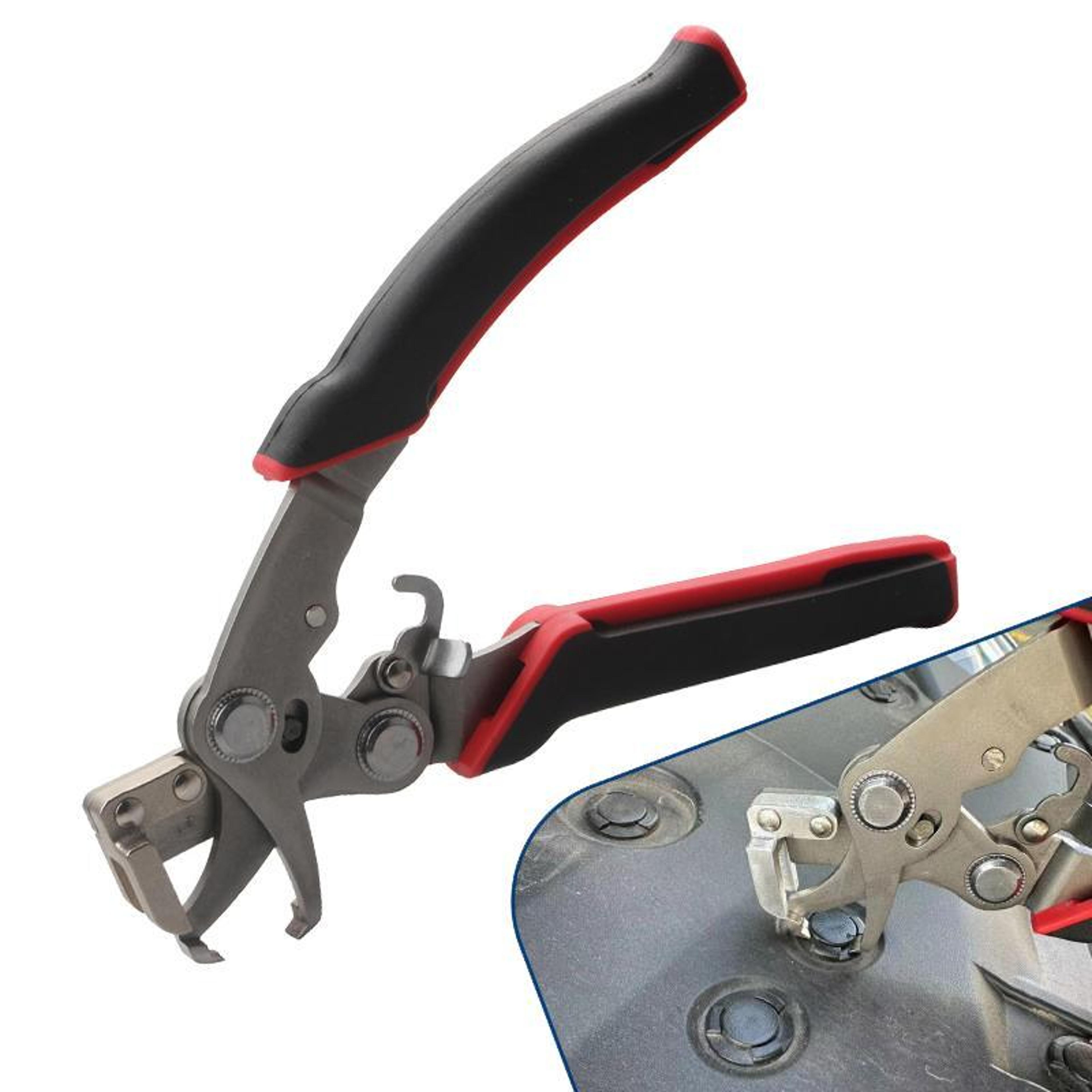 stainless steel car clip pliers panel removal tool plastic rivet remover automotive trim tool