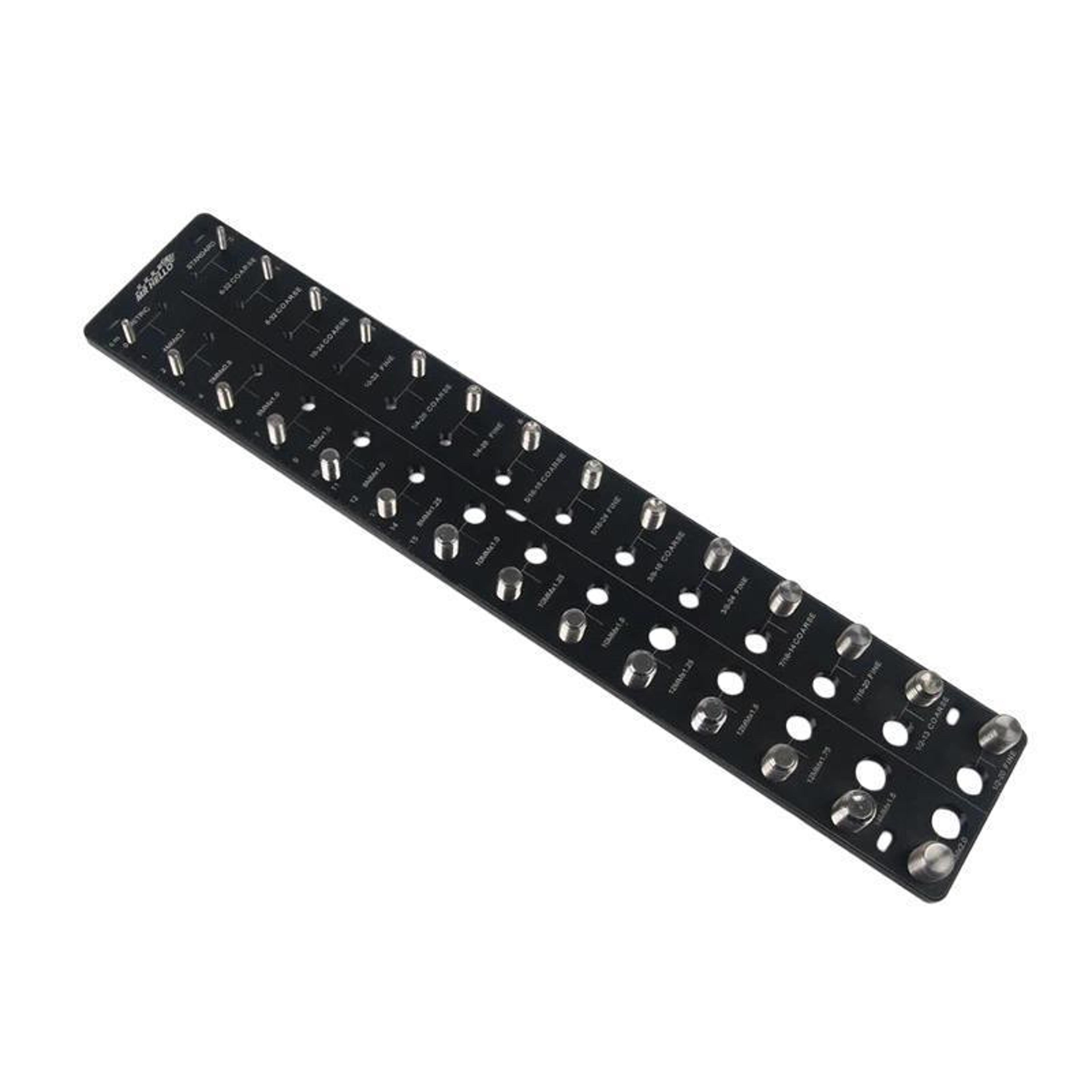 screw & nut thread checker gauge thread pitch measuring tool metric bolt identification