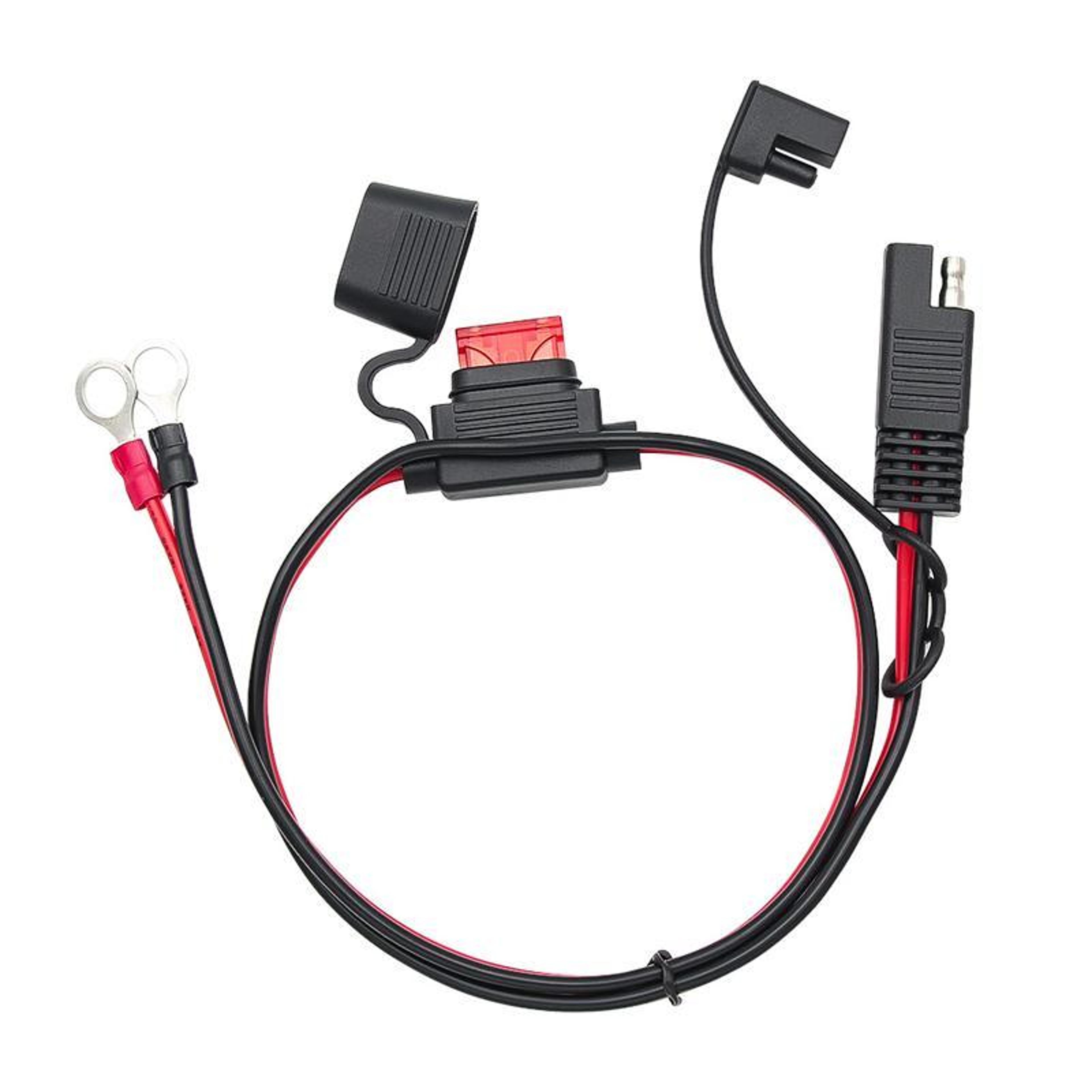 terminal to sae fused battery charger extension cable for motorcycle car