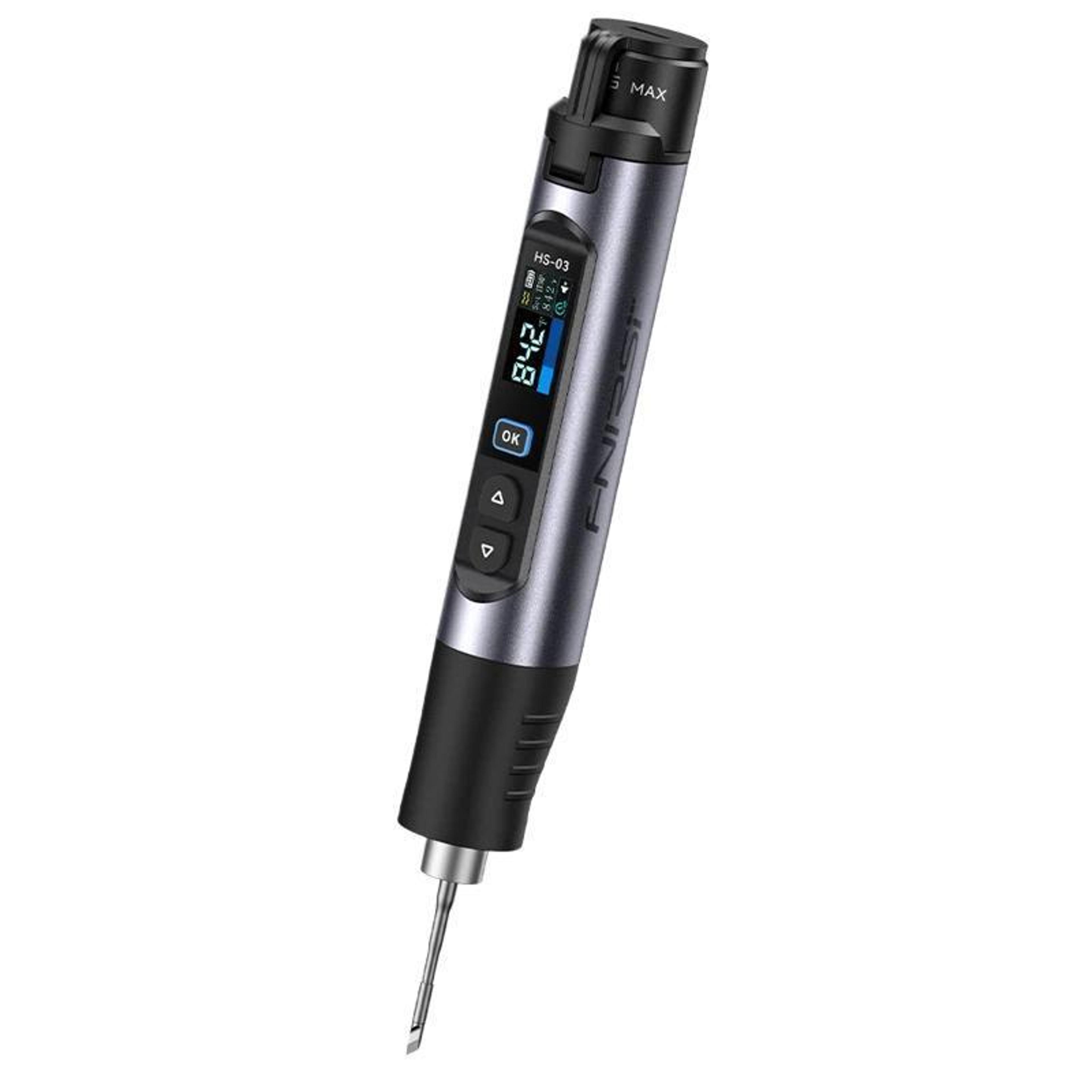 wireless soldering iron kit screen temperature controlled portable repair tool