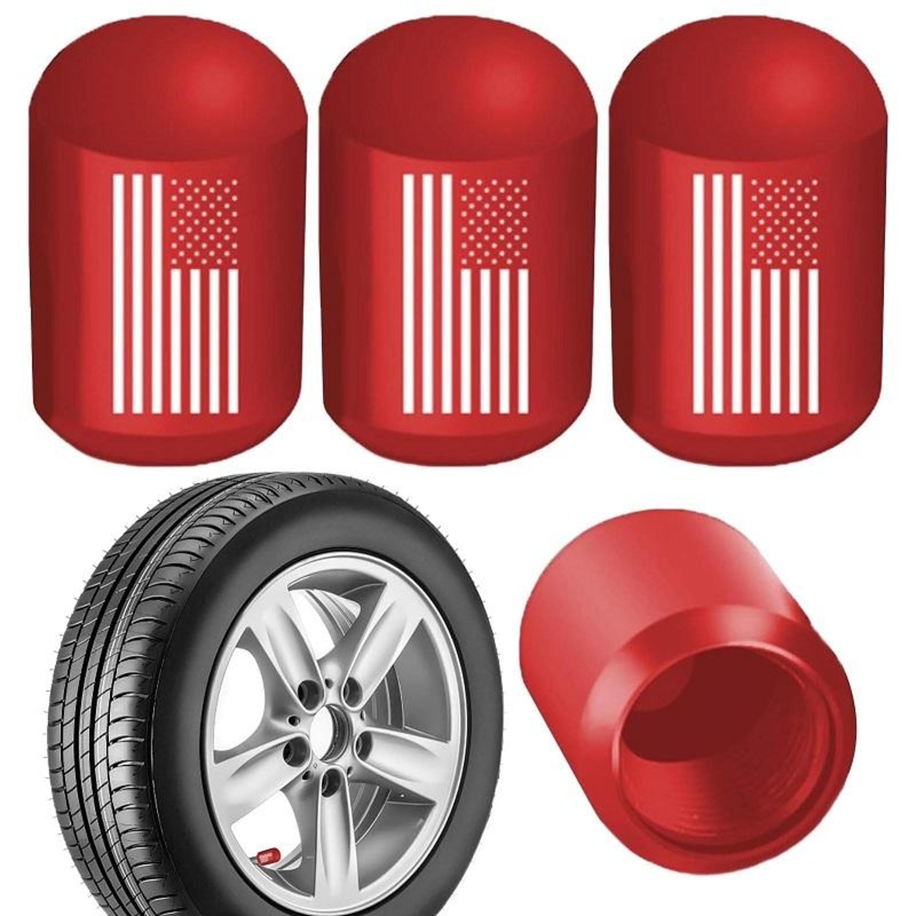 aluminum alloy car tire valve caps dustproof screw caps