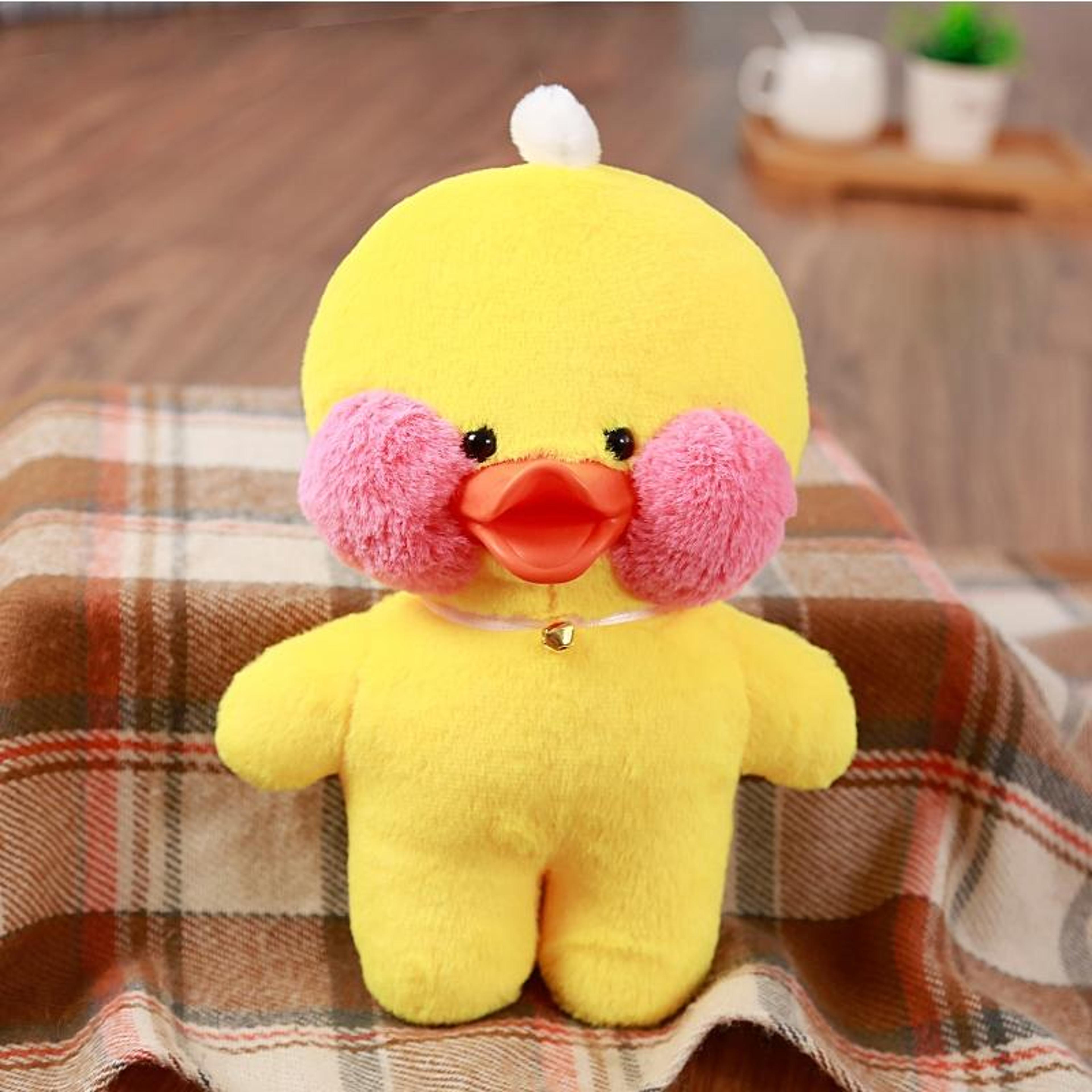 cute yellow duck plush toy soft stuffed animal kids gift