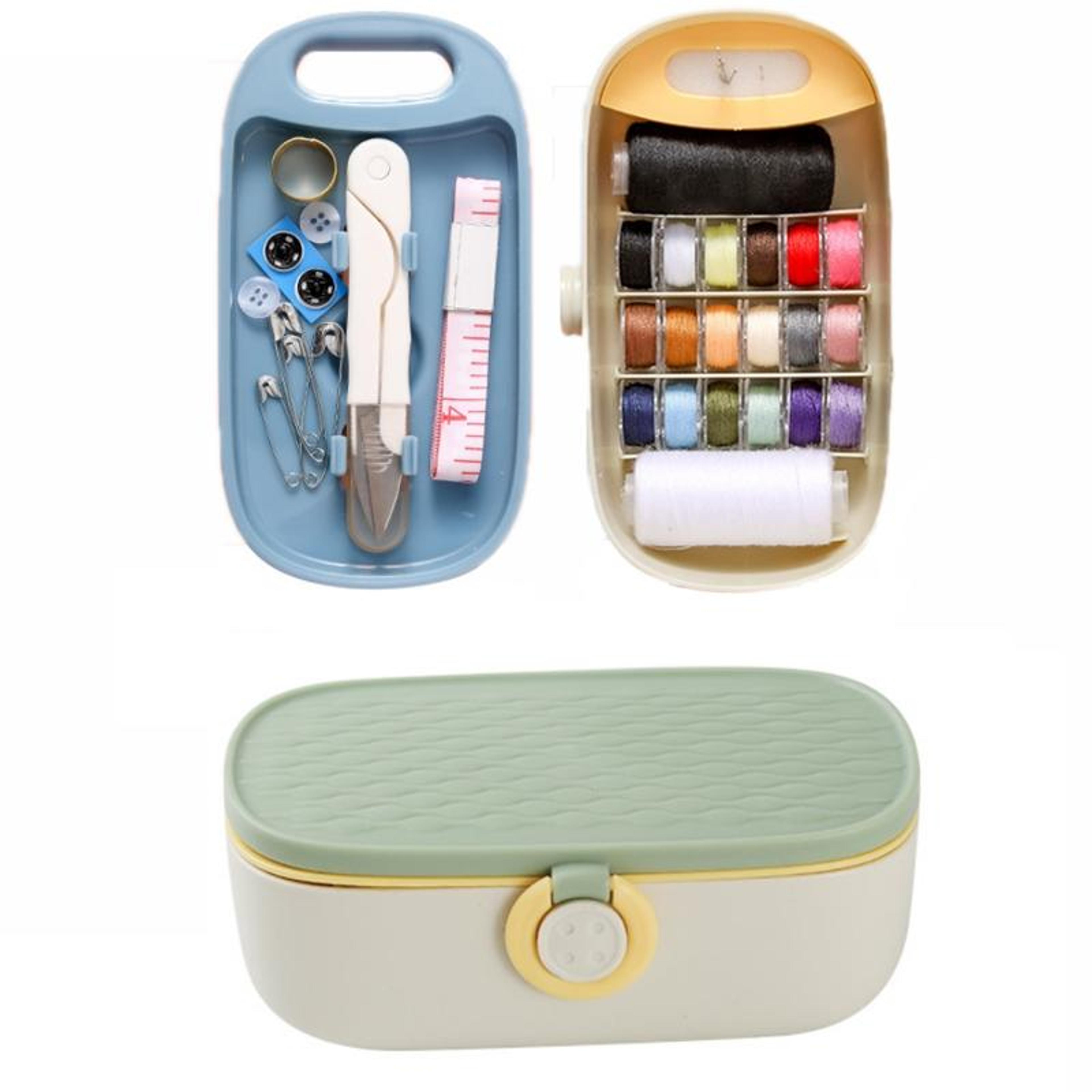 multifunctional needle and thread storage box set portable sewing kit organizer