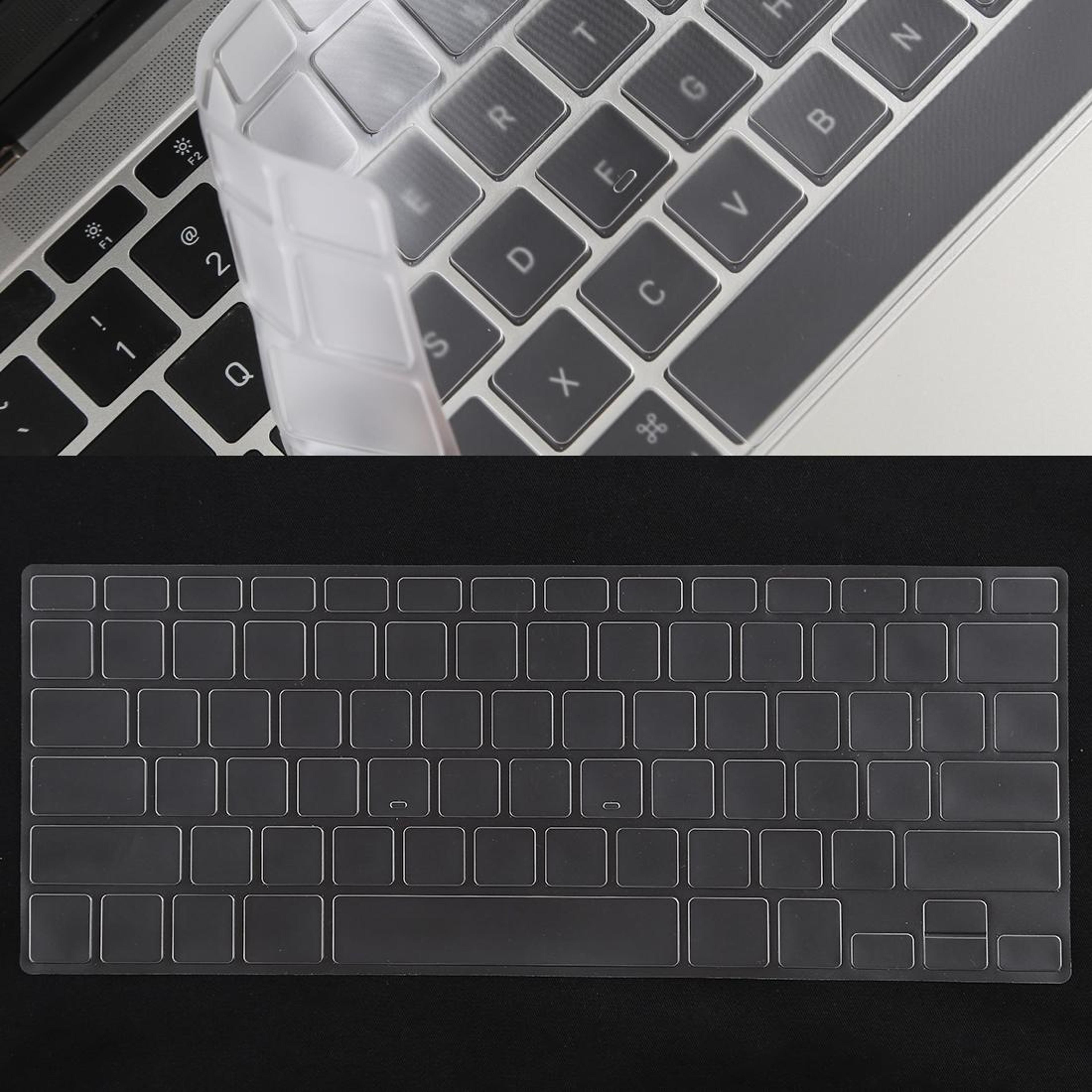 ultra thin silicone keyboard protector for macbook pro 13–15 & air 13 dust proof cover film
