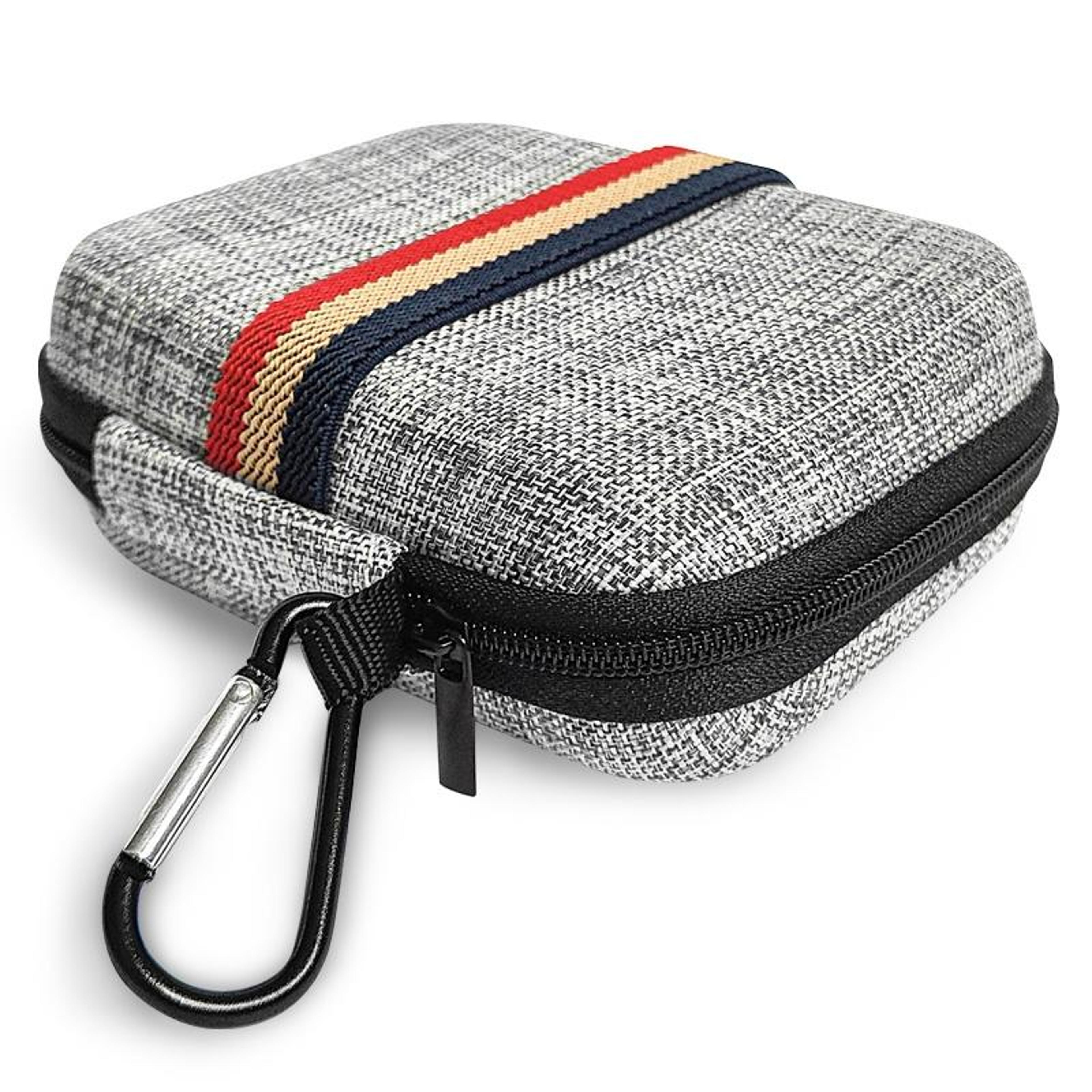 portable hard shell digital accessories storage bag for cables, earphones & chargers