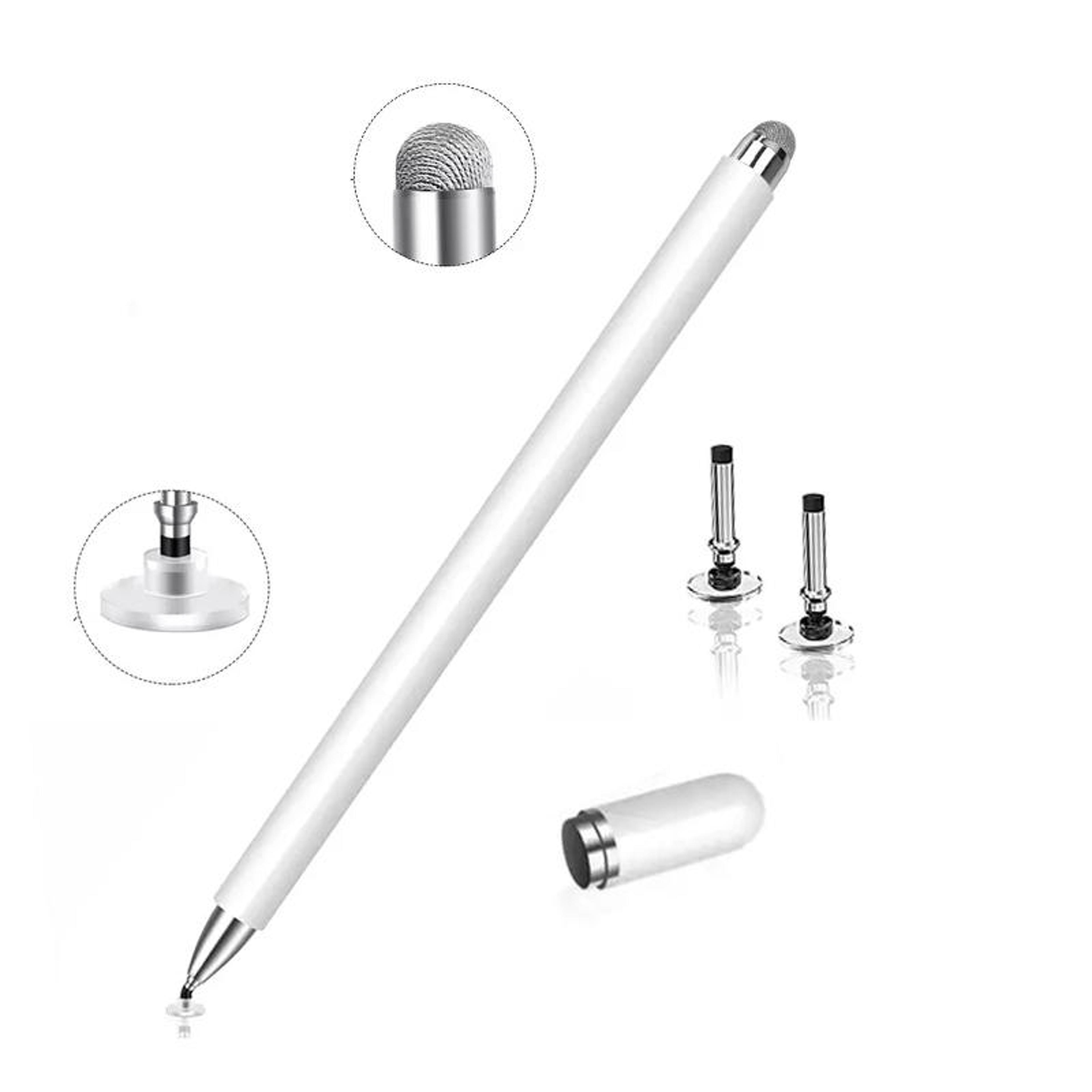 silicone & cloth stylus pen, capacitive touch screen pen with magnetic cap