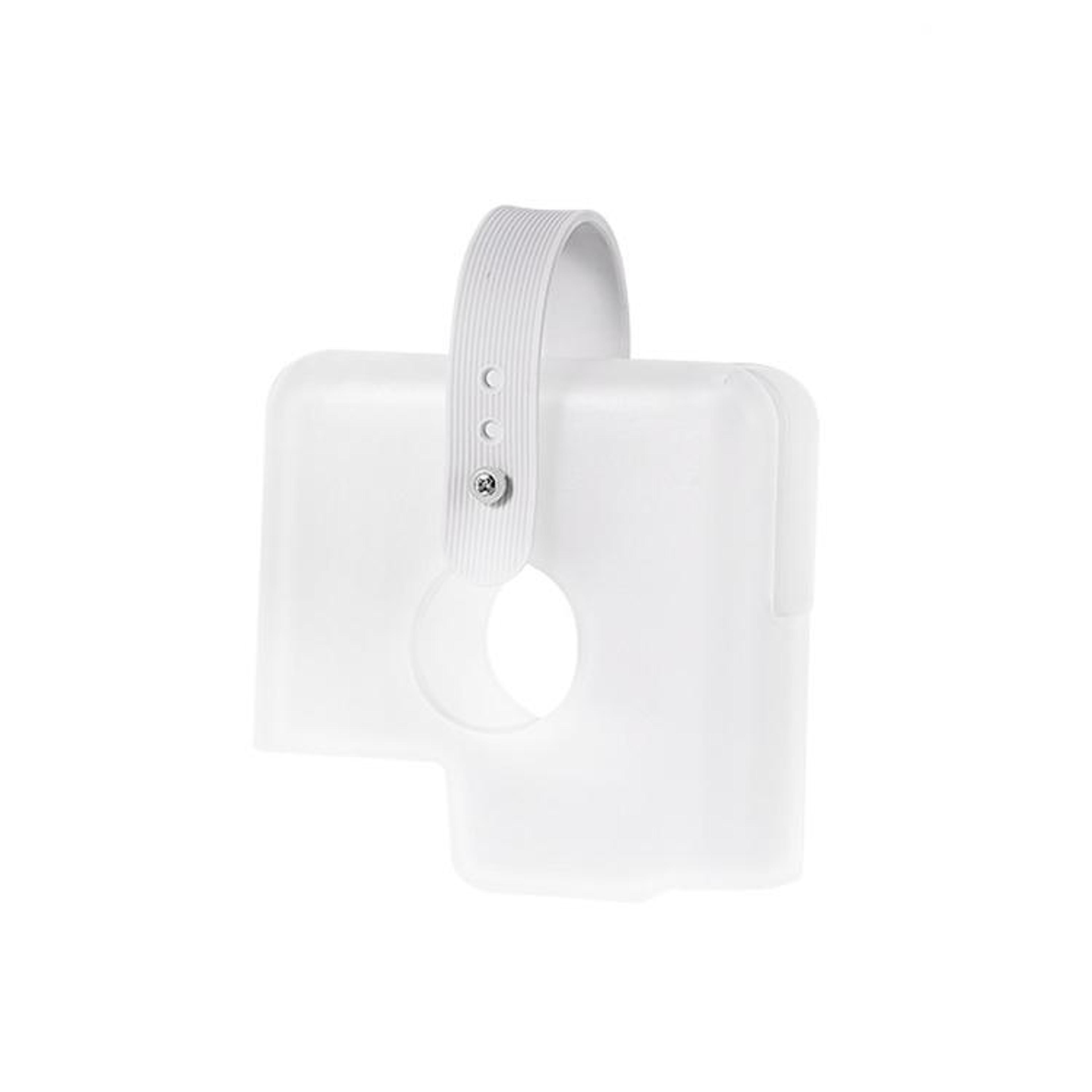 charger protective case for macbook & iphone cable organizer storage box (white)