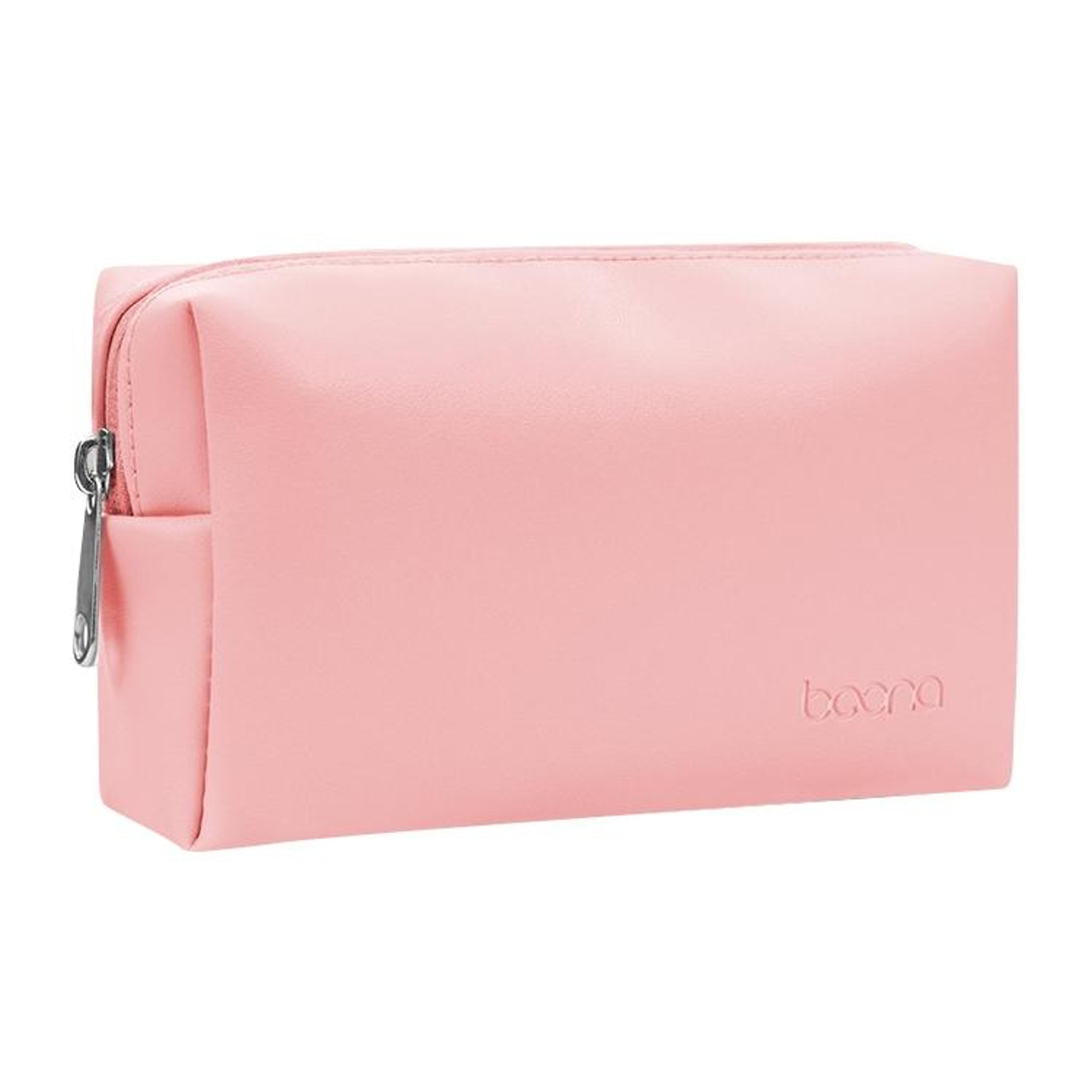 leather digital storage bag cable organizer handbag for travel electronics