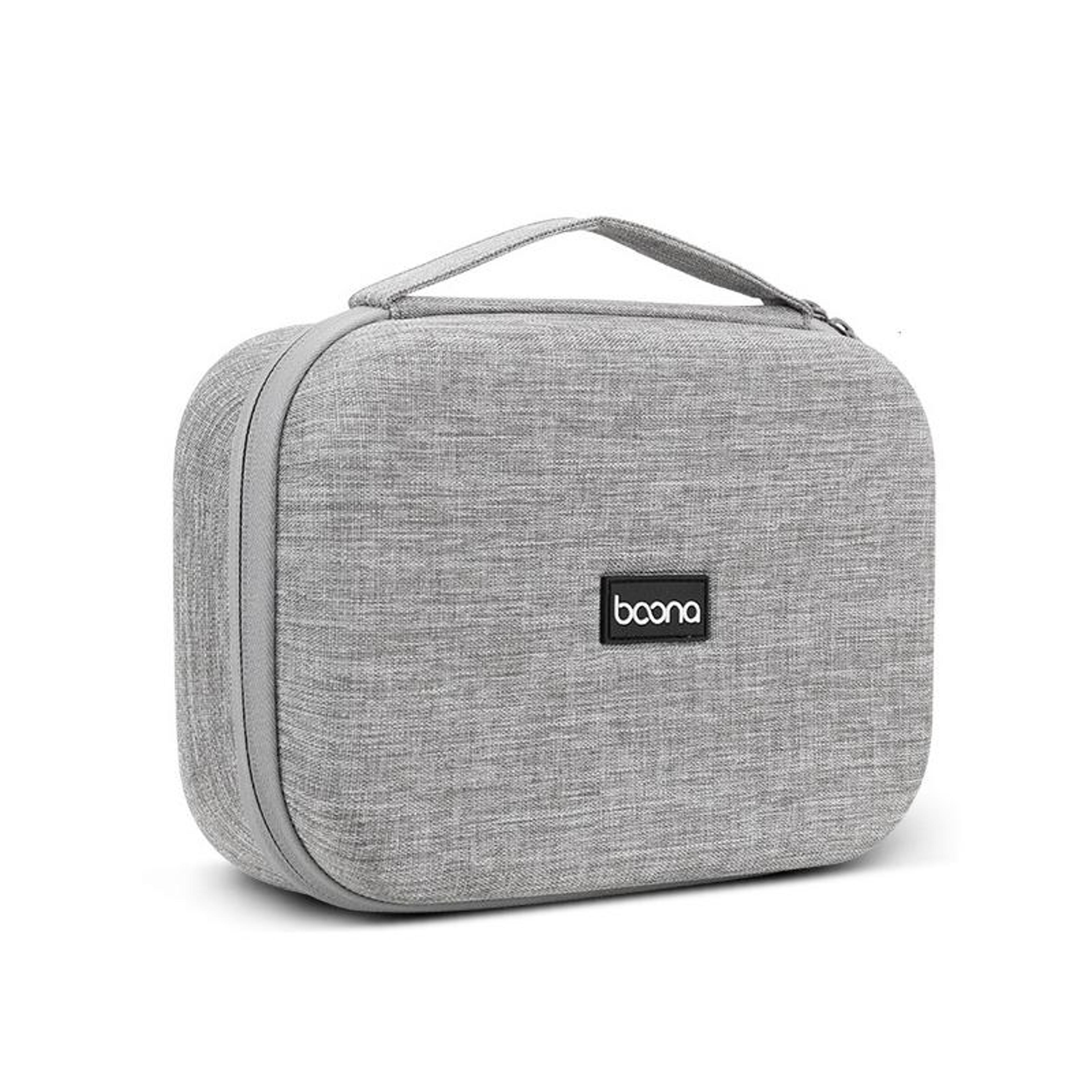 digital storage bag cable organizer electronics case gray
