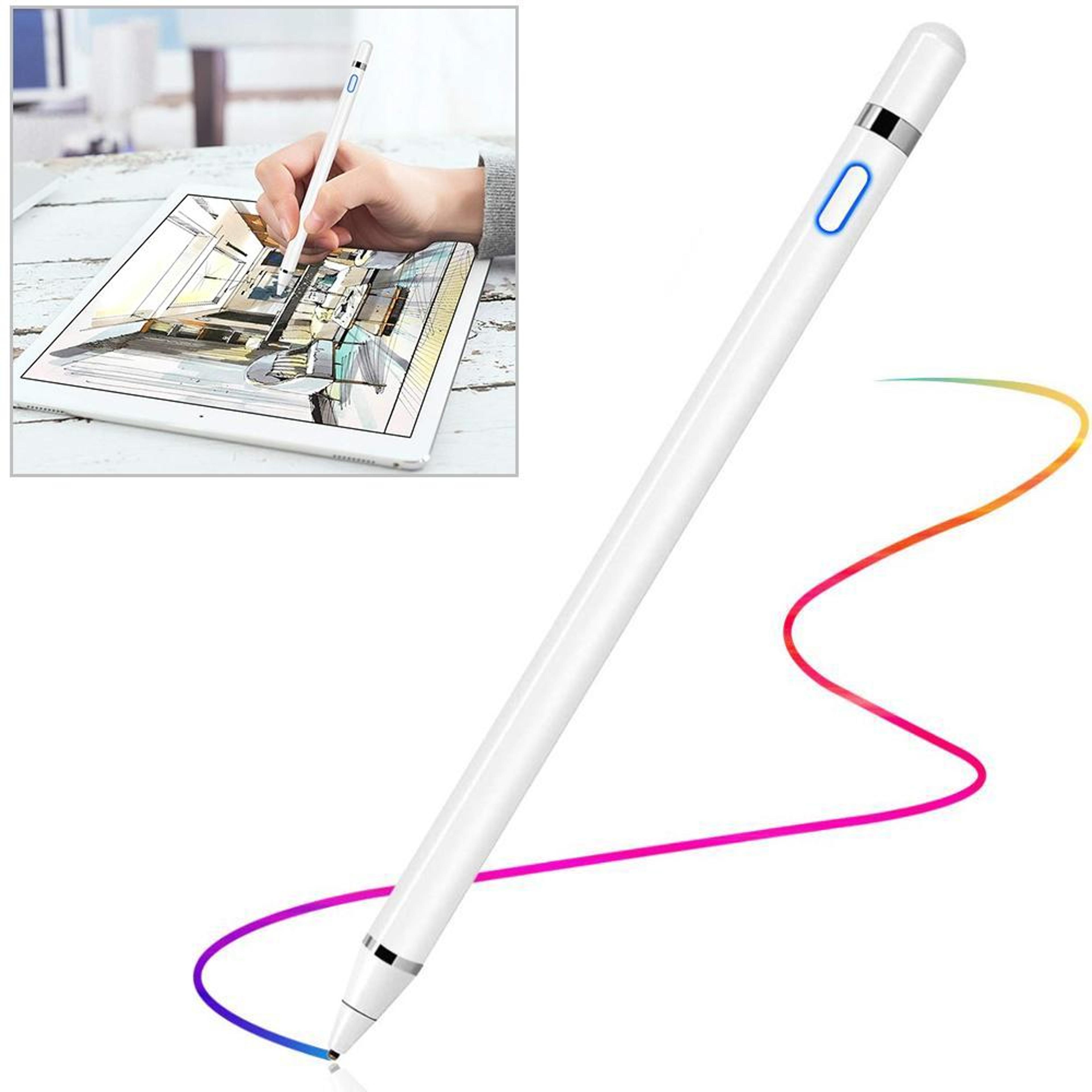 hx dz870 1.4mm active stylus pen for ipad iphone galaxy rechargeable precision touchscreen stylus