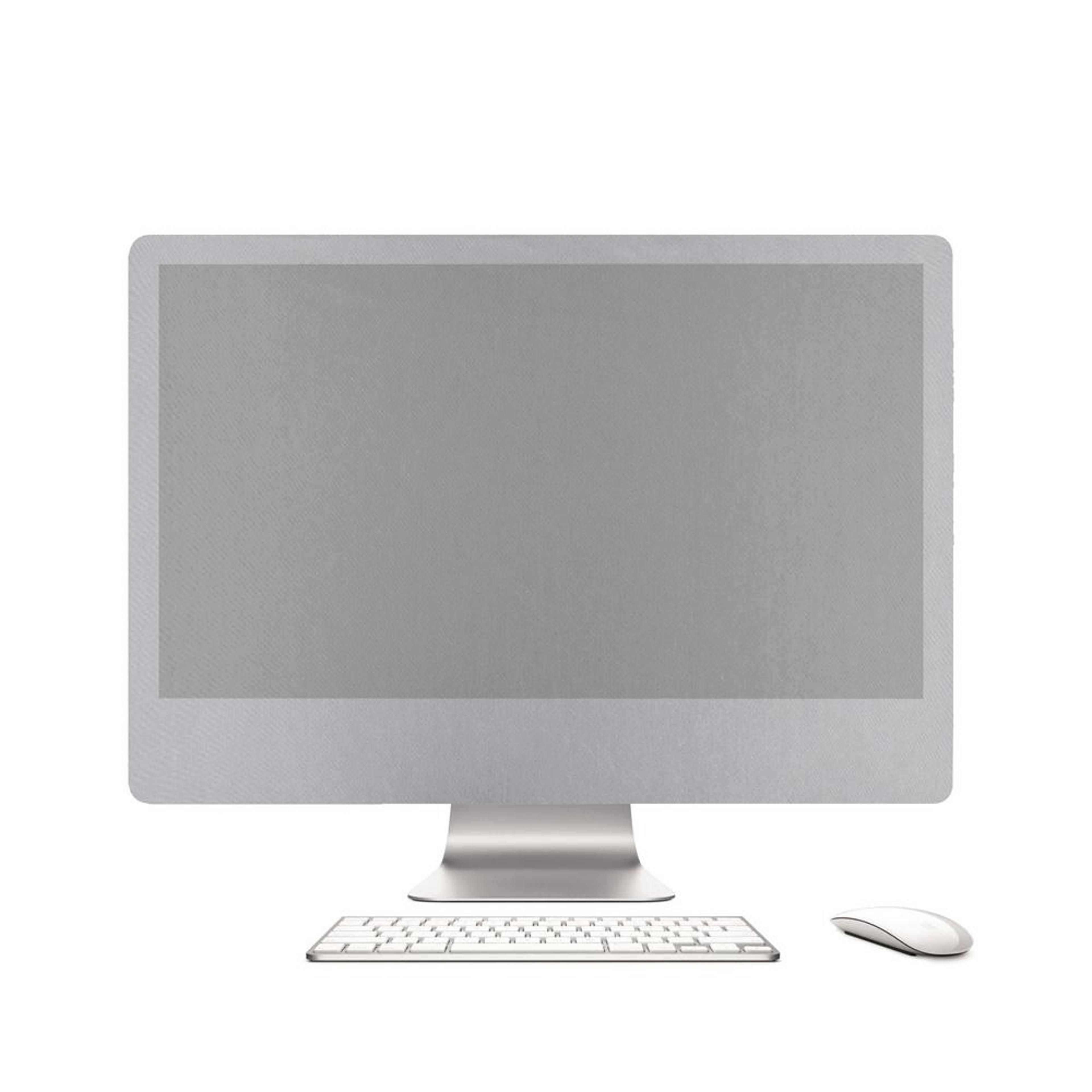 portable desktop computer dust-proof cover for apple imac 21 inch , size: 50x22cmsilver