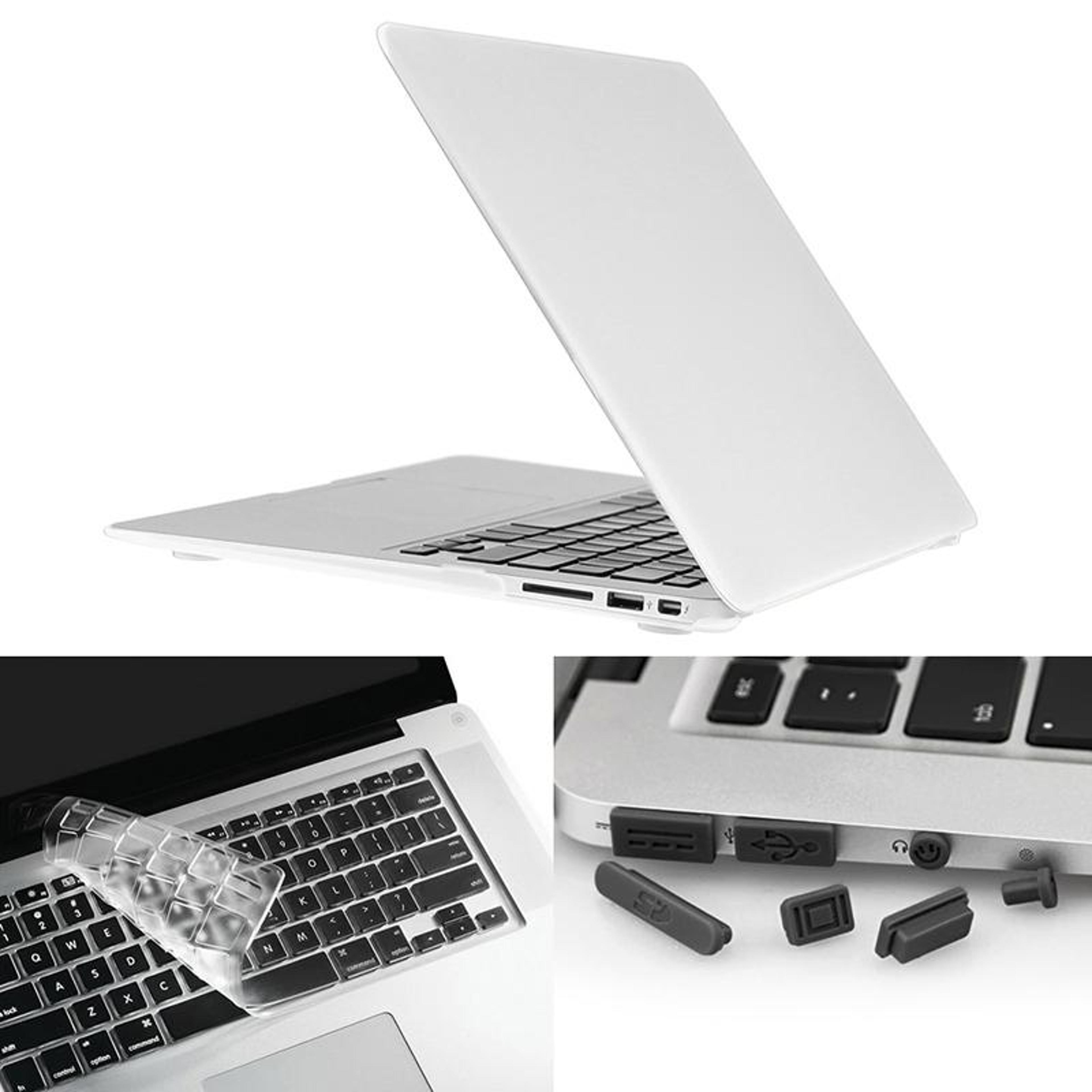 macbook air 13.3 hard shell case set for a1369 a1466 frosted cover with keyboard & port protection