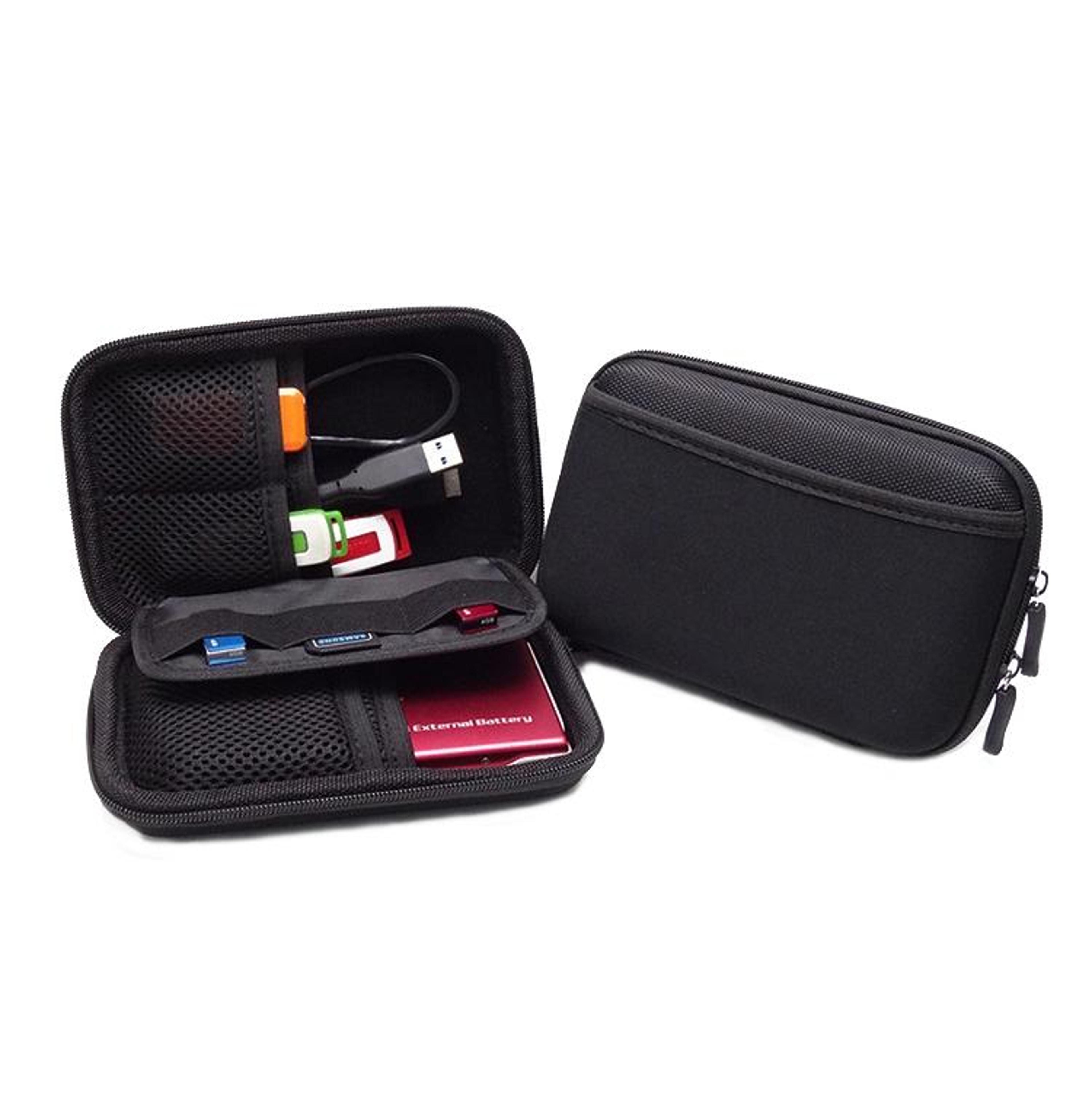eva portable hard drive carrying case shockproof cable organizer