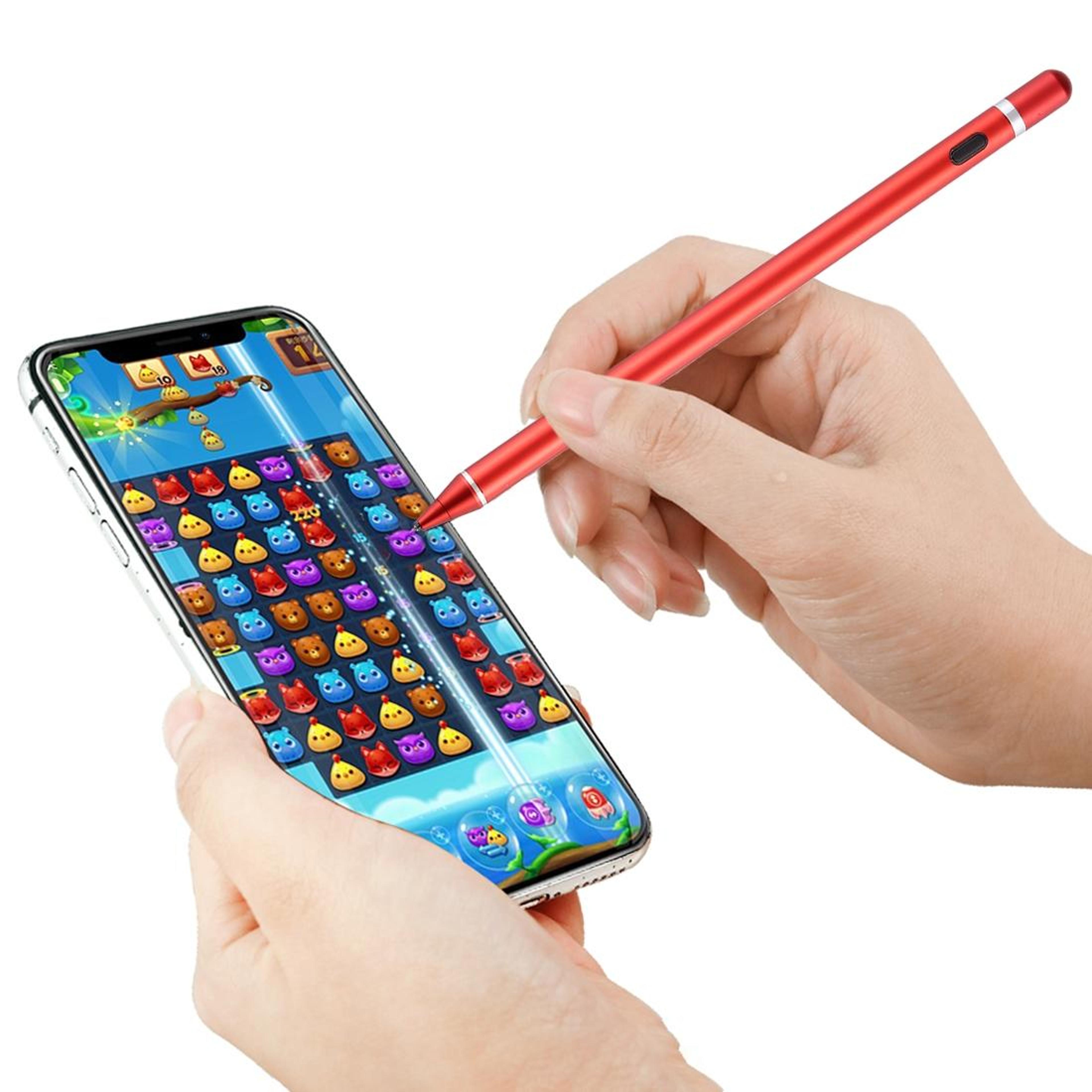 active capacitive stylus pen for ipad, iphone & android precision rechargeable touchscreen stylus