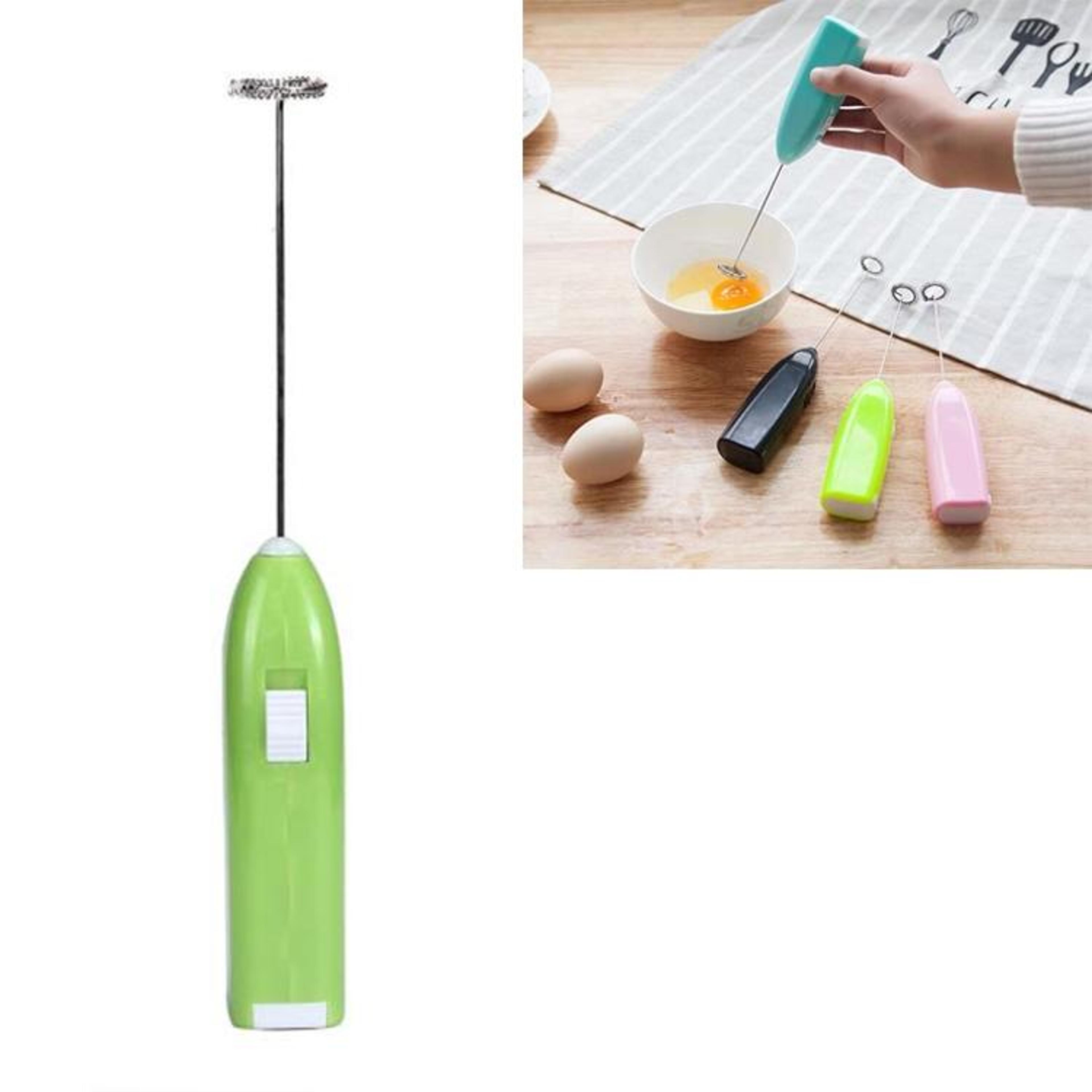 mini electric milk frother handheld egg beater stainless steel coffee mixer