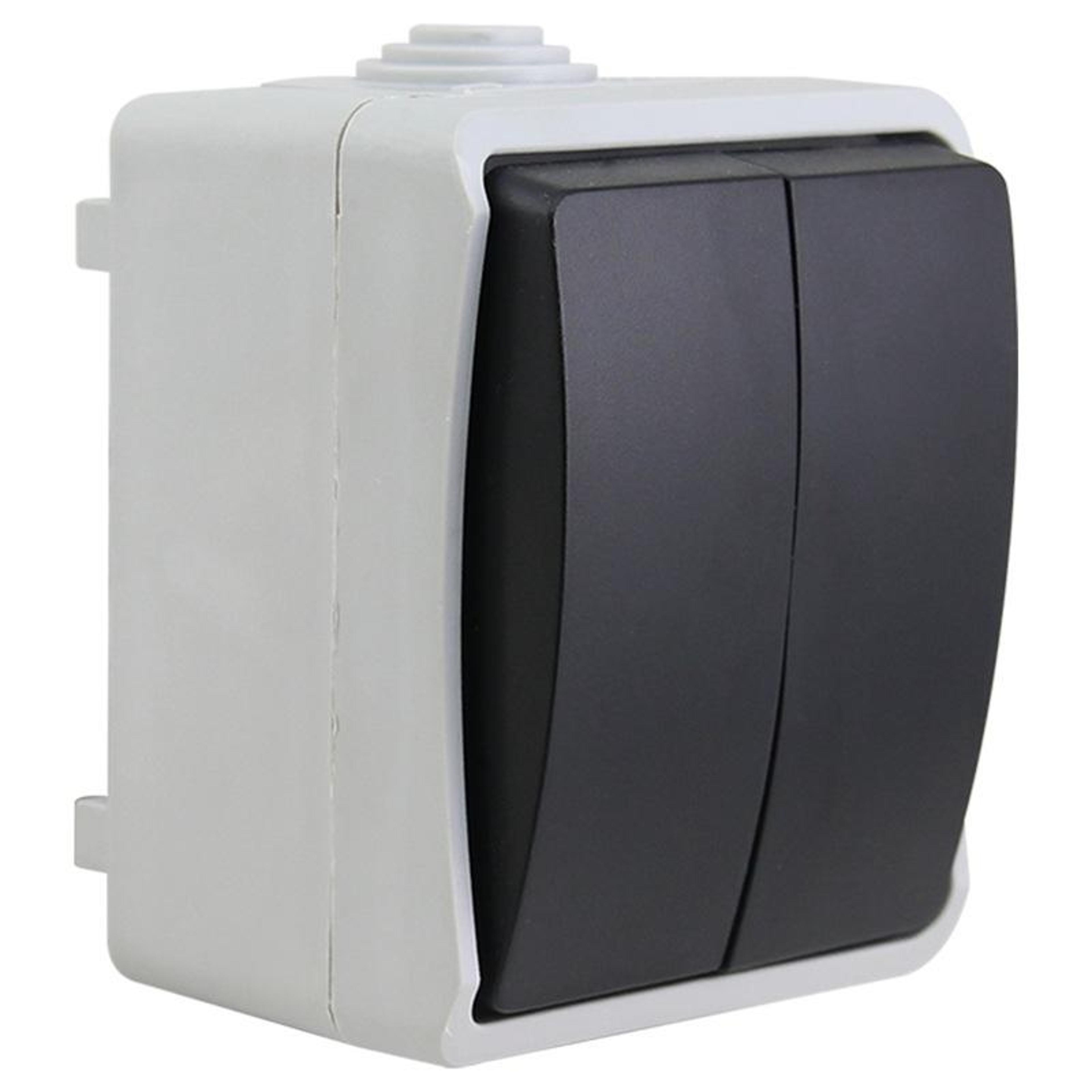 waterproof double switch socket for kitchen bathroom safe control unit