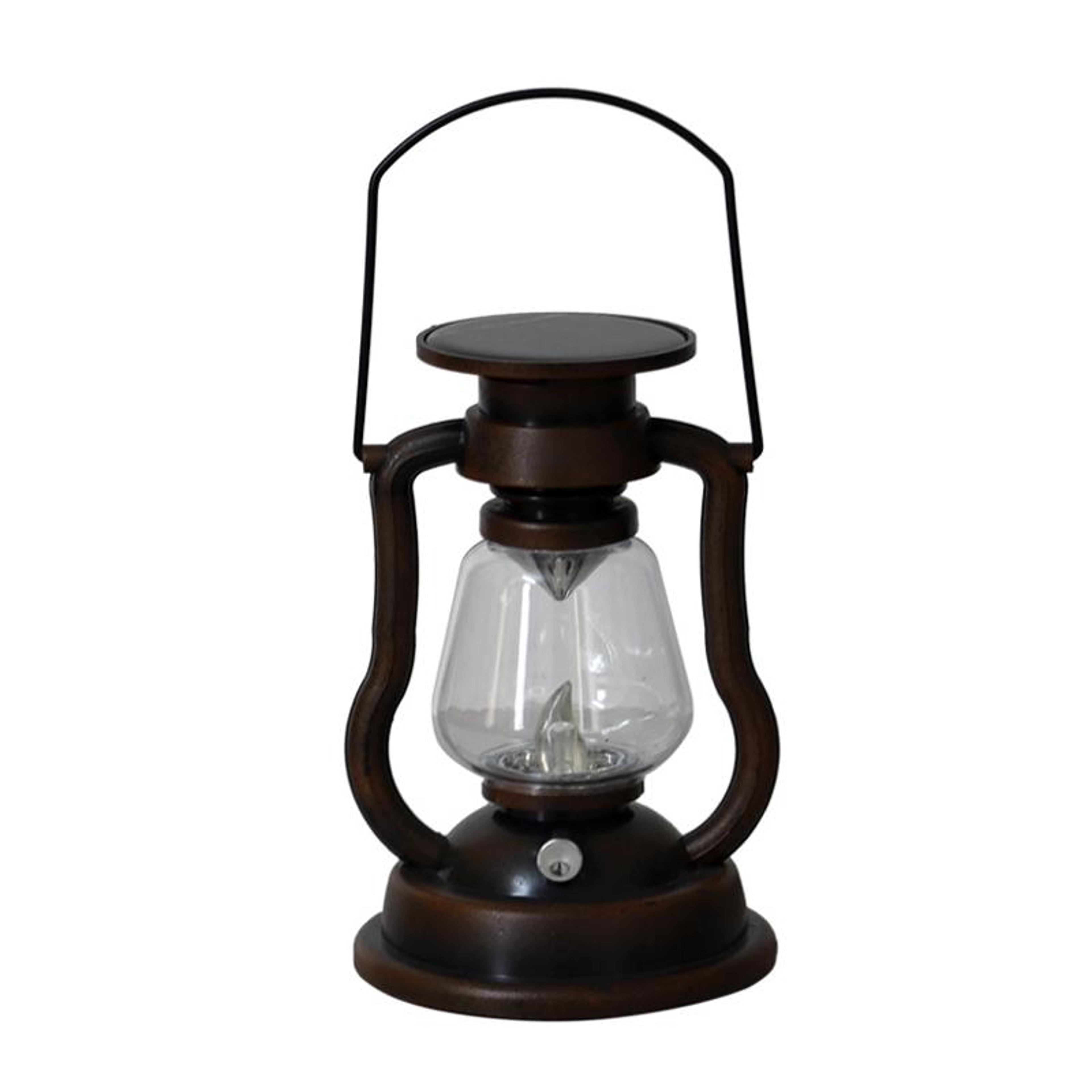 solar flame lantern vintage kerosene style outdoor decorative light